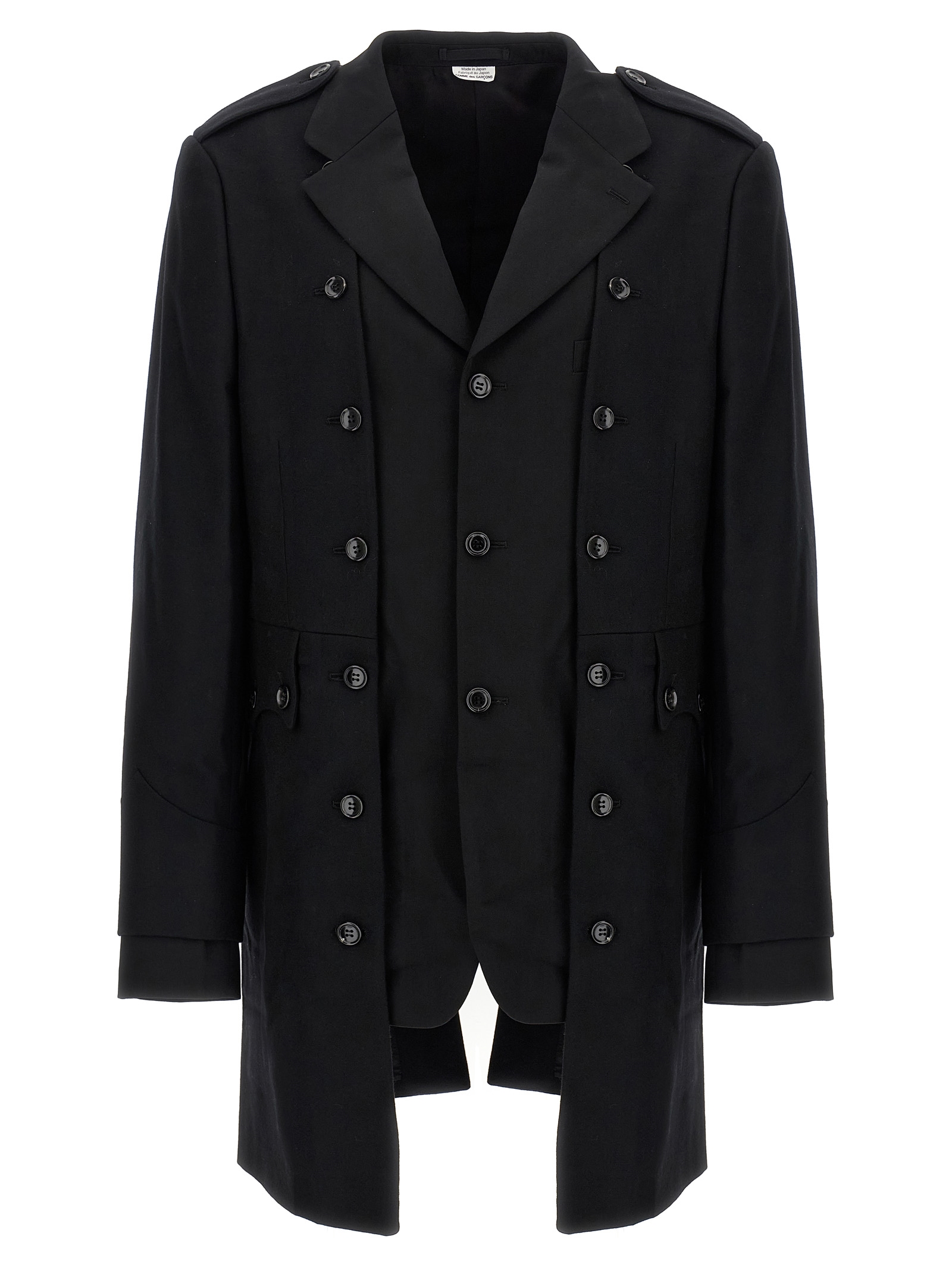 Double layer blazer coat