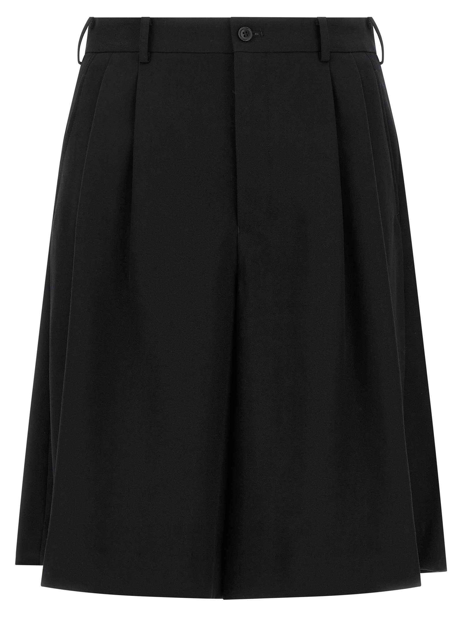 Wool bermuda shorts