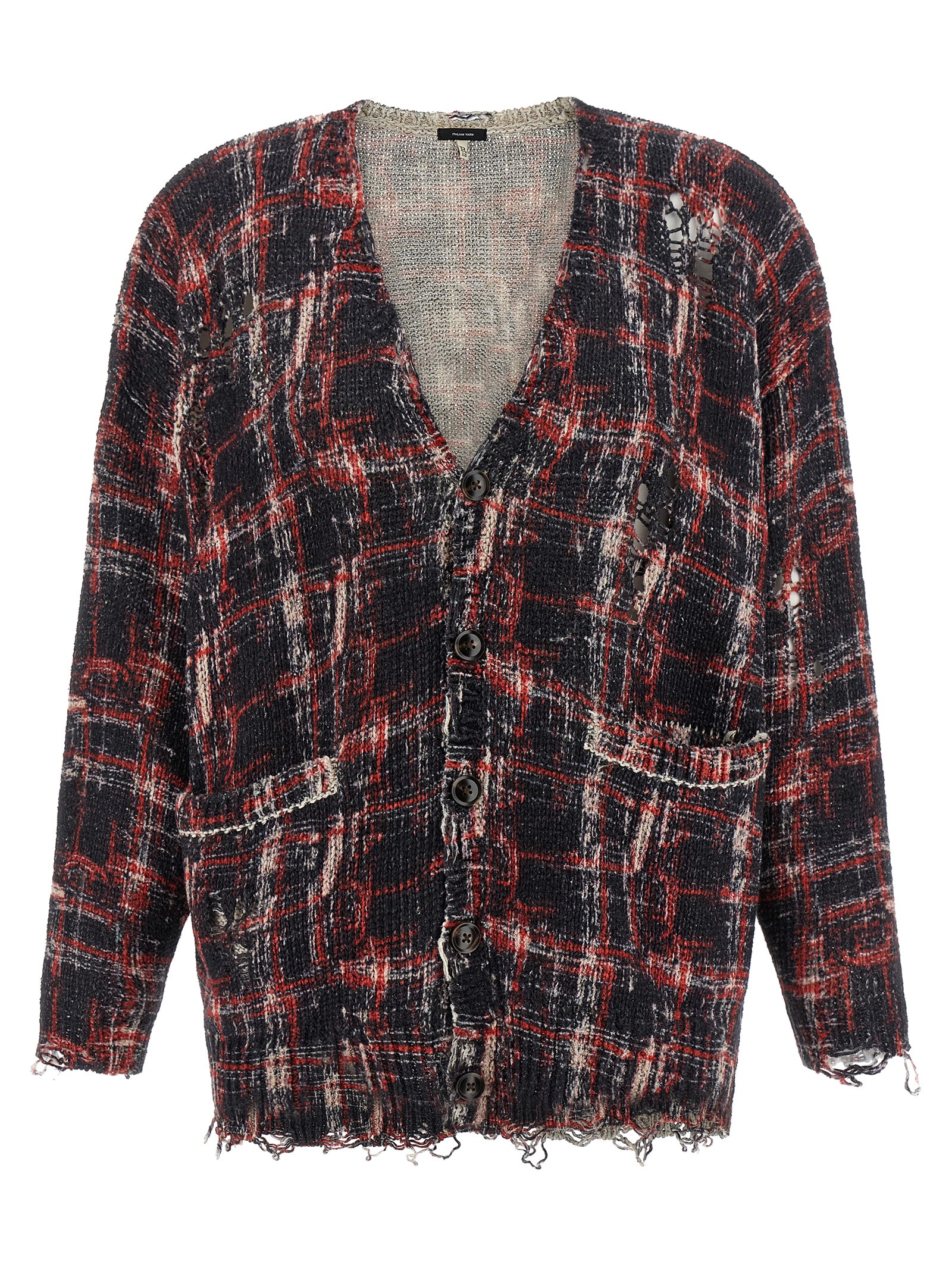 Torn cardigan