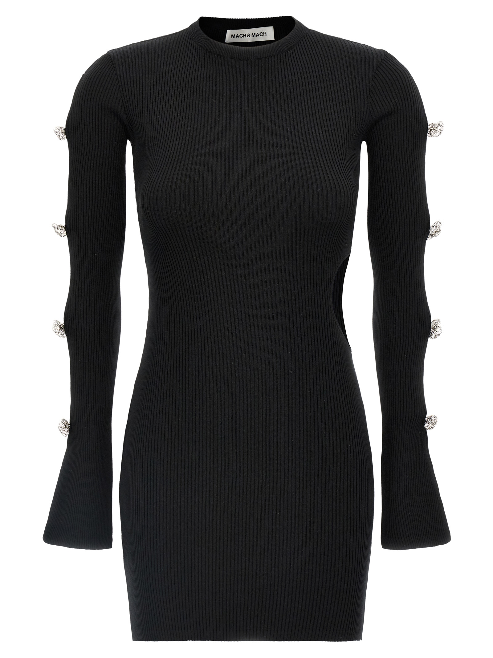 'Cut-Out Crystal Bow' dress