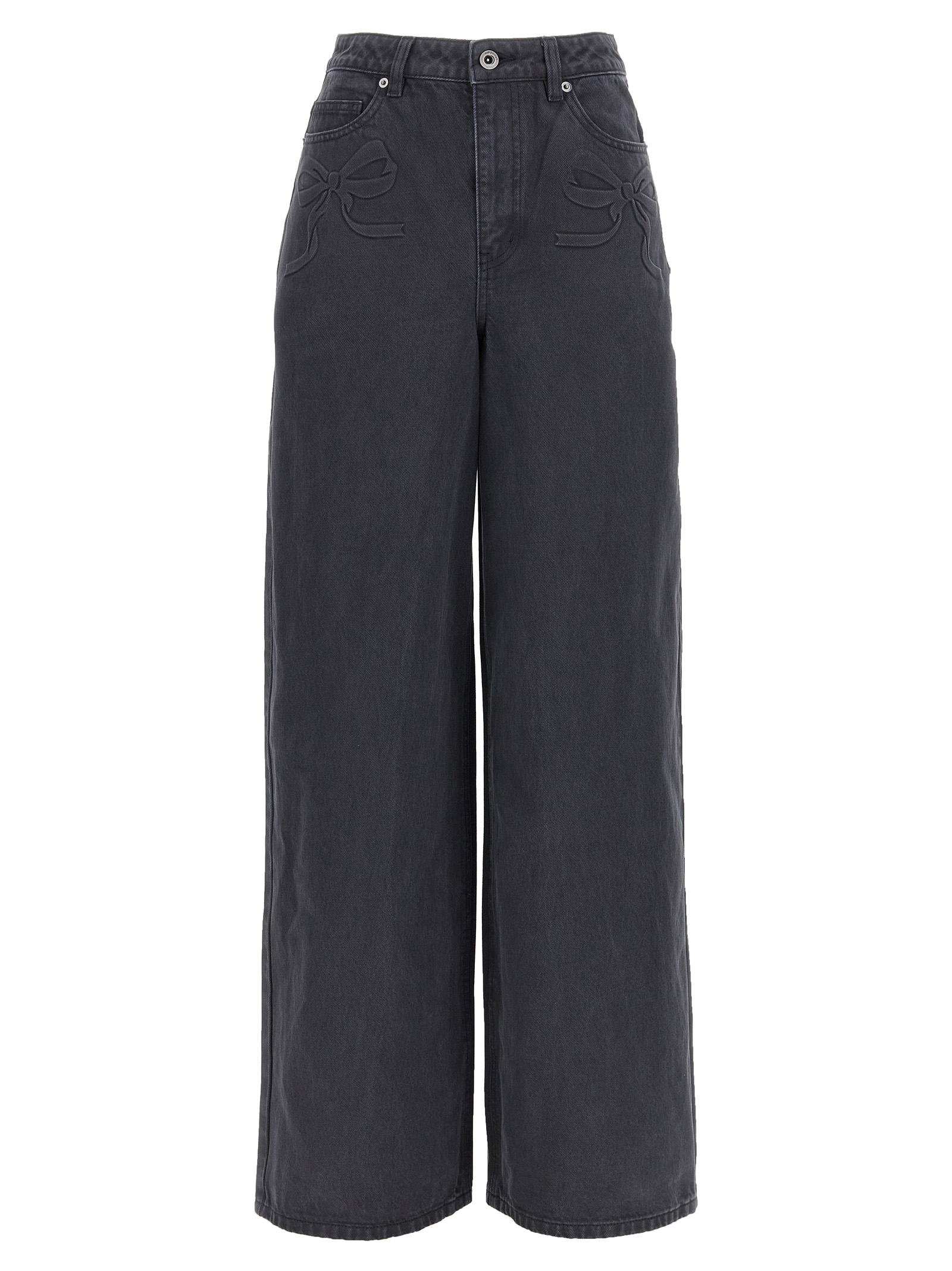 'Bow Motif' jeans