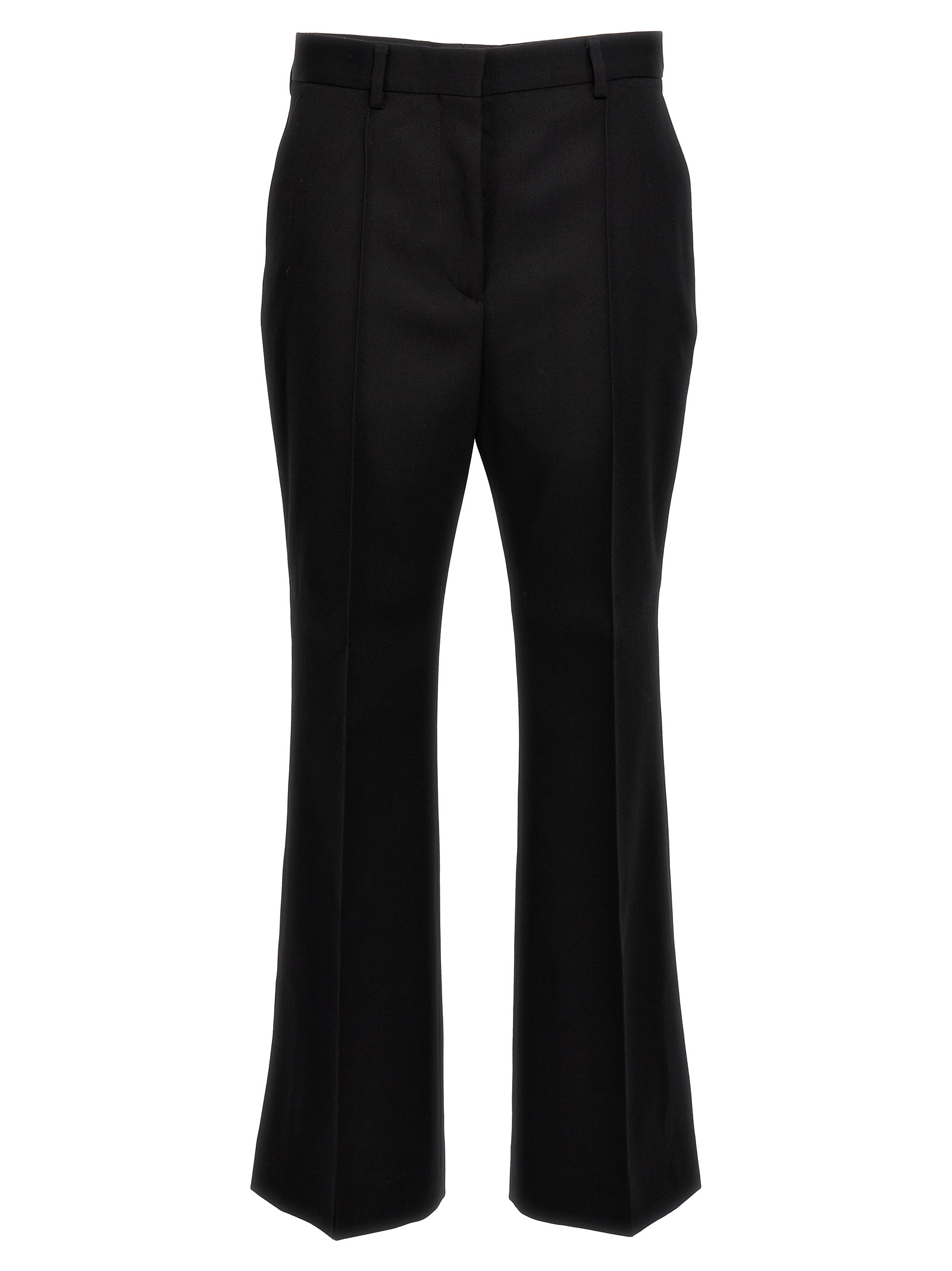 Wool flare pants