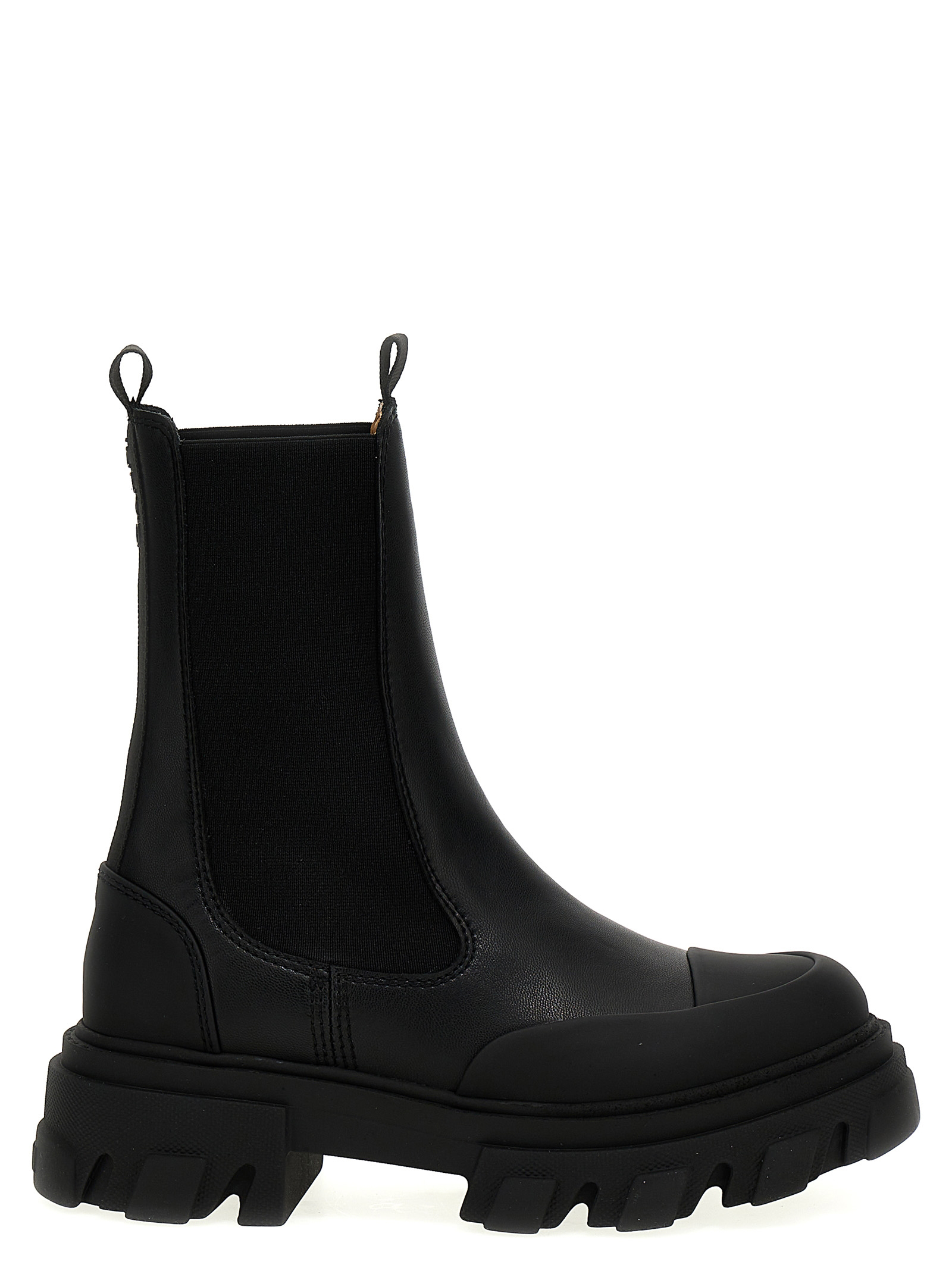 Leather ankle boots