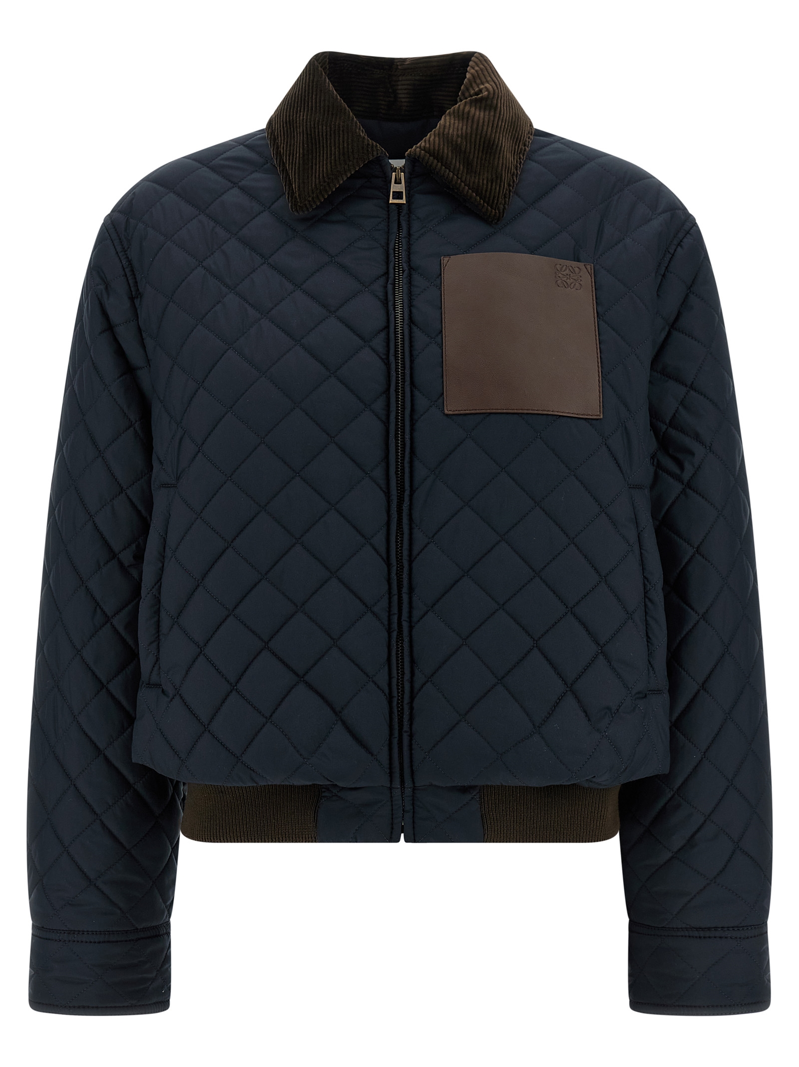 Diamond quilted jacket