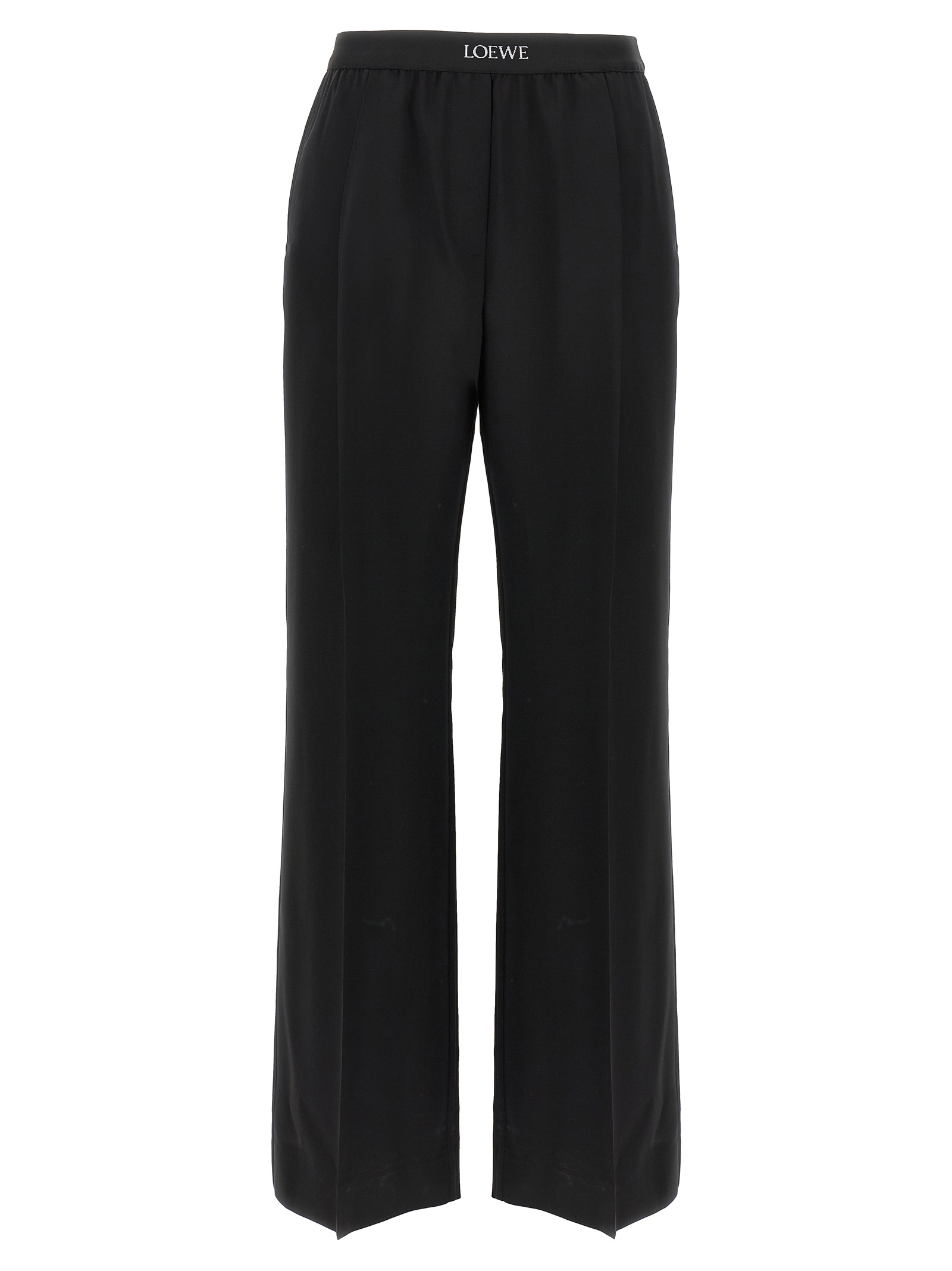 Jacquard logo elastic pants