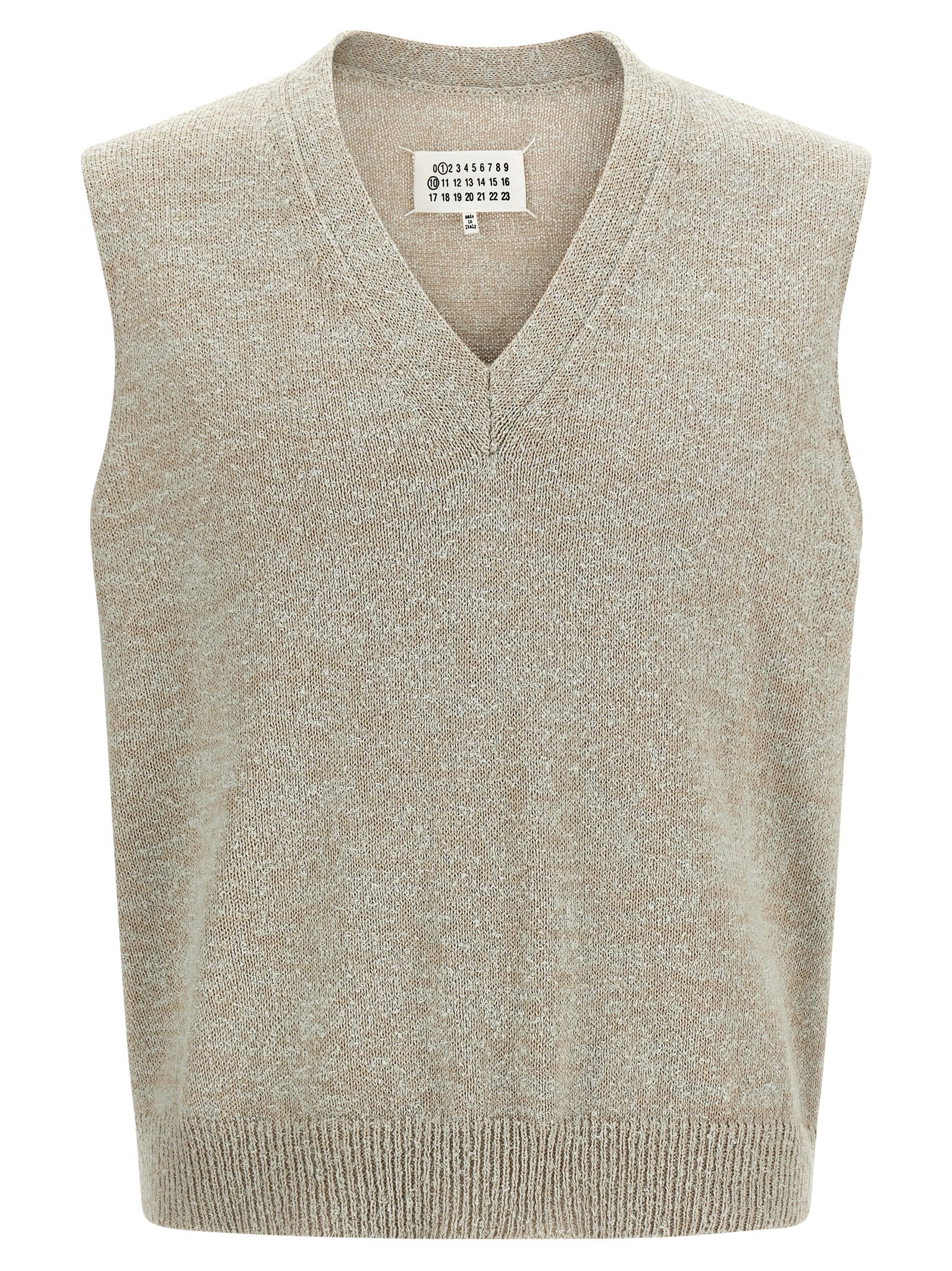 Bouclé knit vest