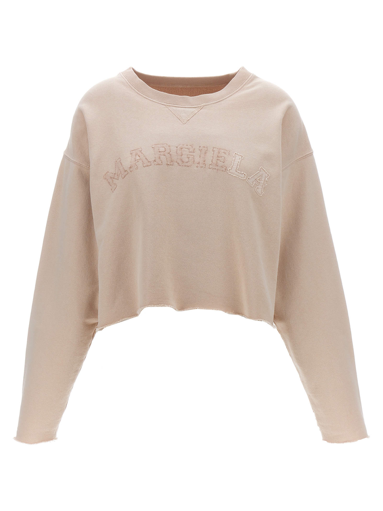 Logo embroidery sweatshirt