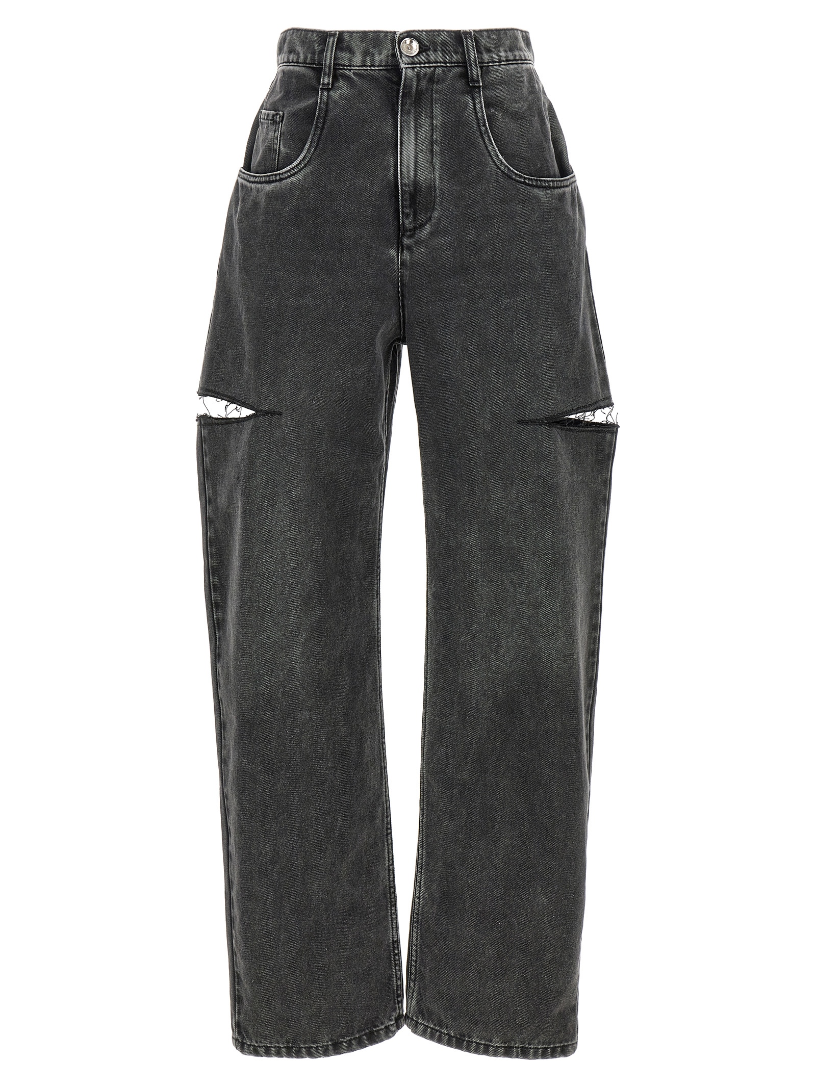 Cut-out jeans