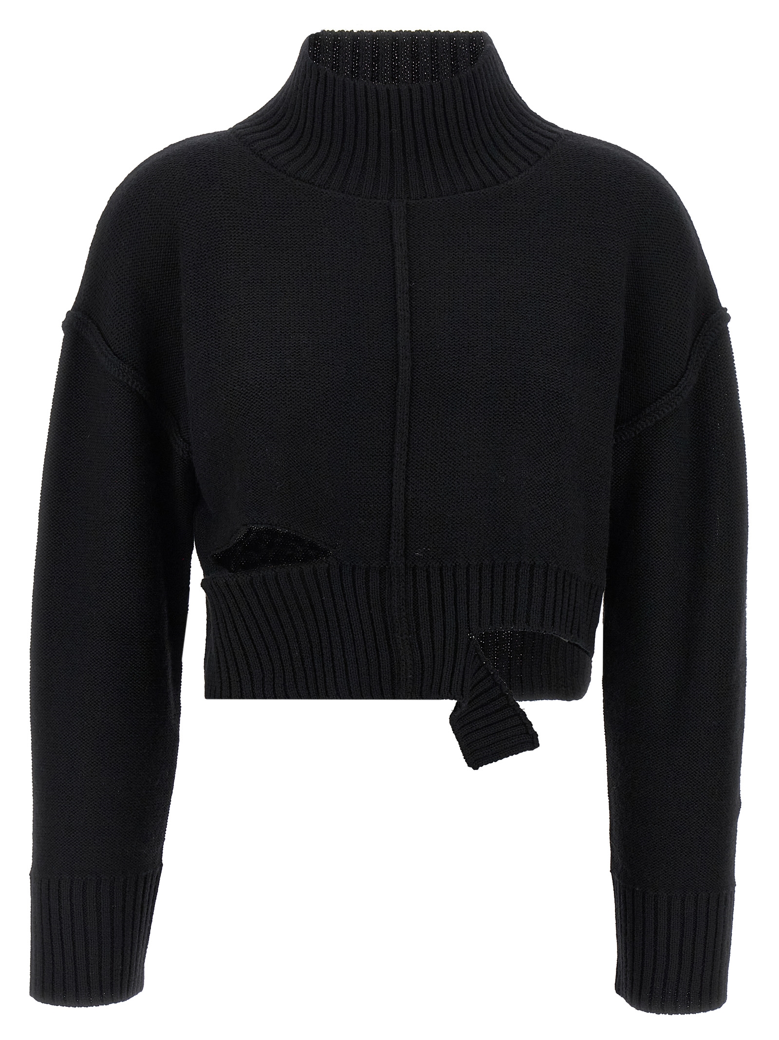Distressed sweater