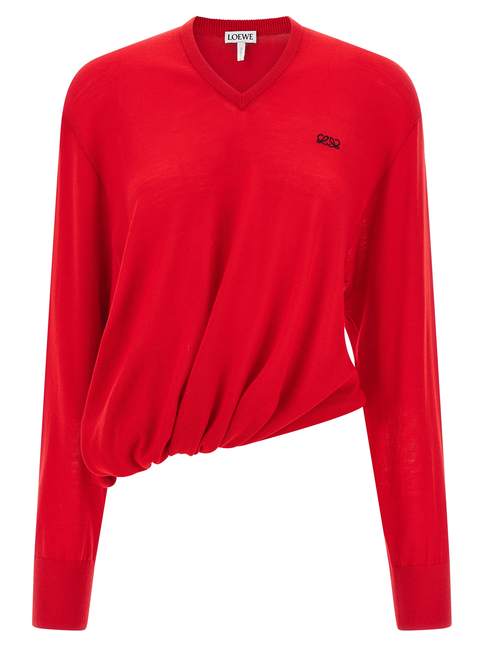 Asymmetrical cut sweater