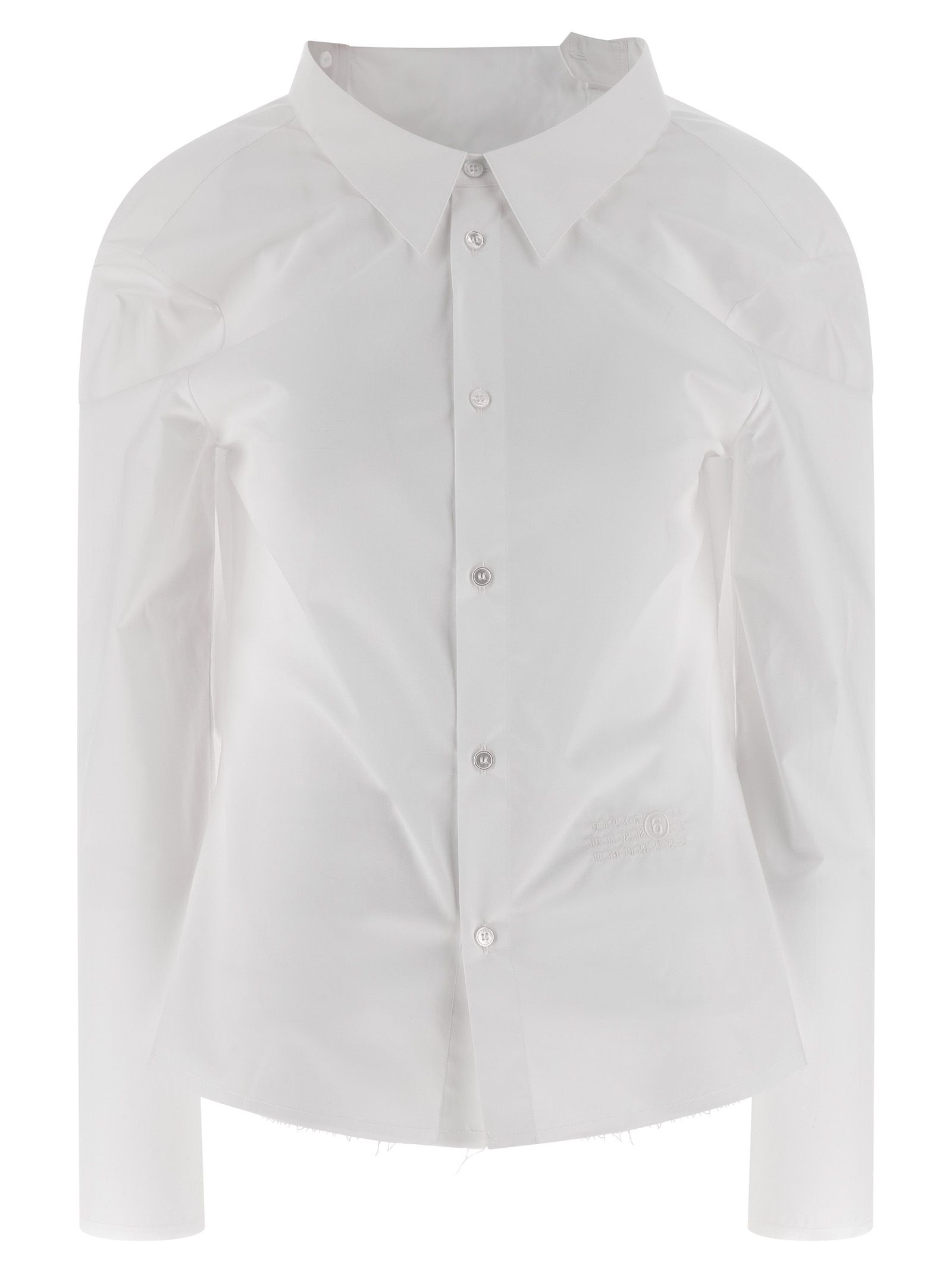 'Numeric signature MM6' embroidered shirt