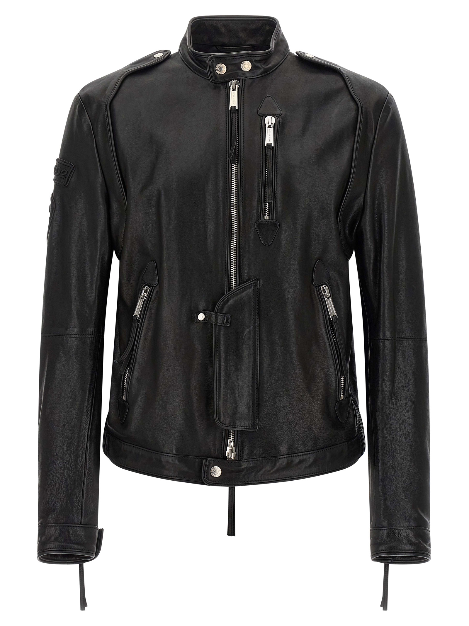 Dsquared2 x Ducati capsule leather jacket