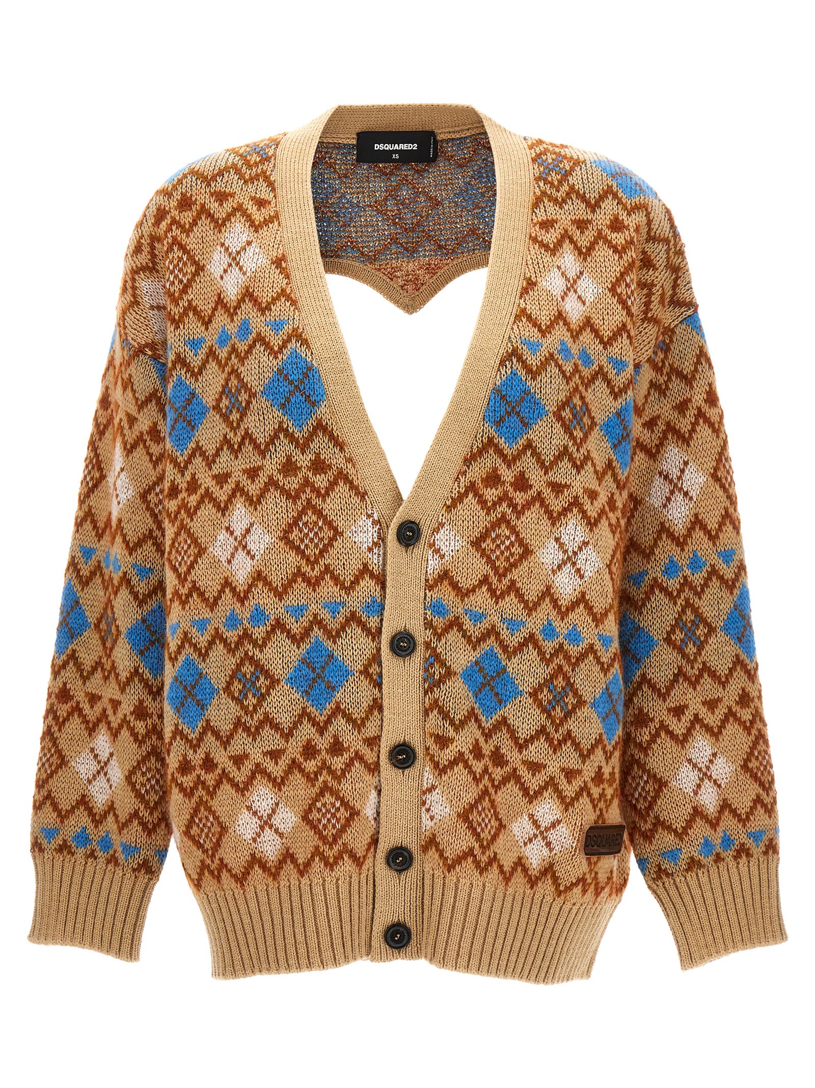 'Heart Vintage Shetland' cardigan