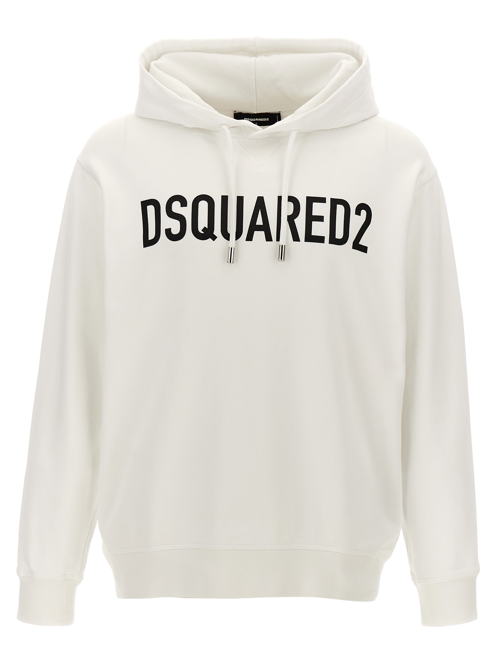 Logo print hoodie