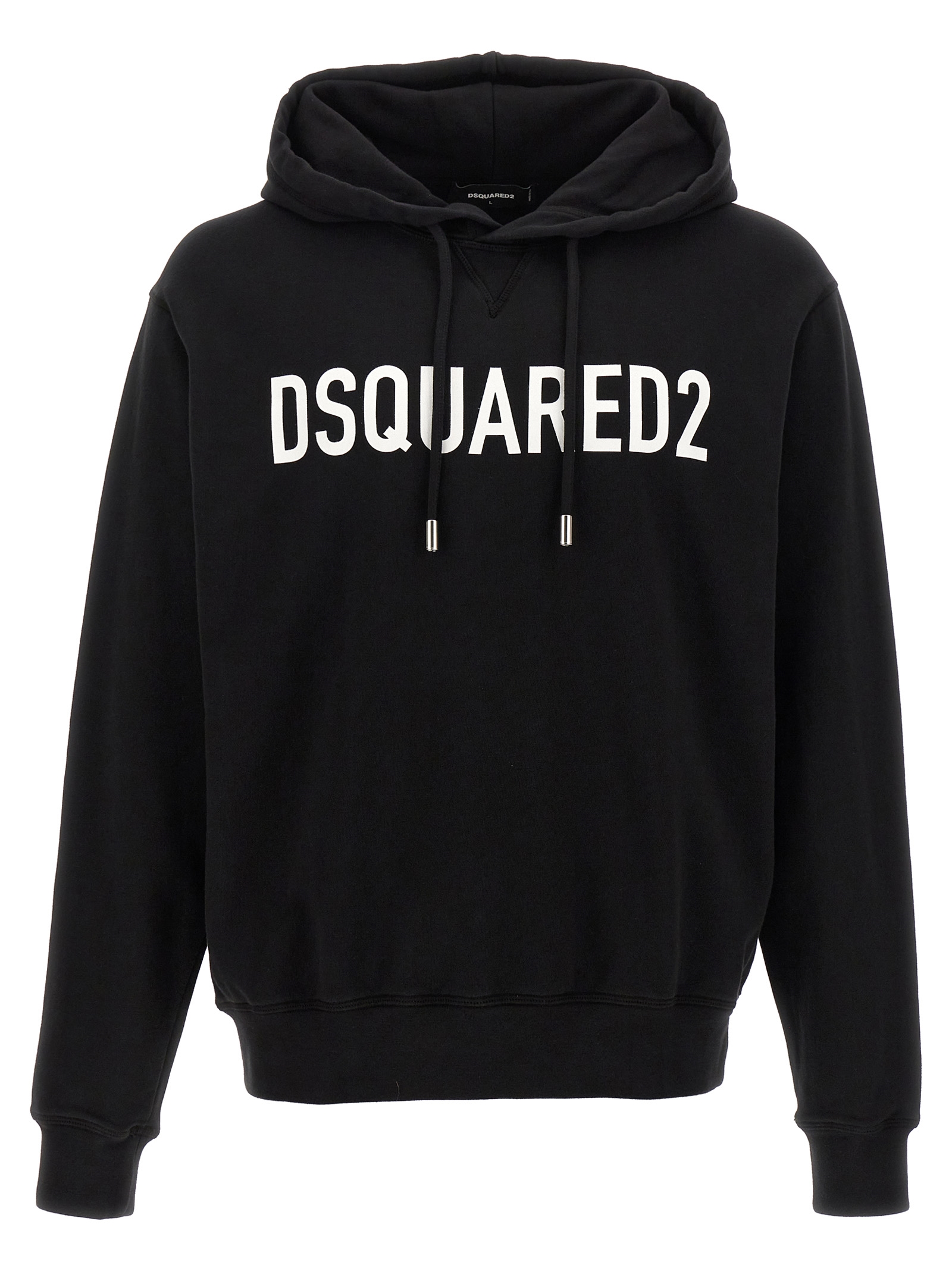 Logo print hoodie