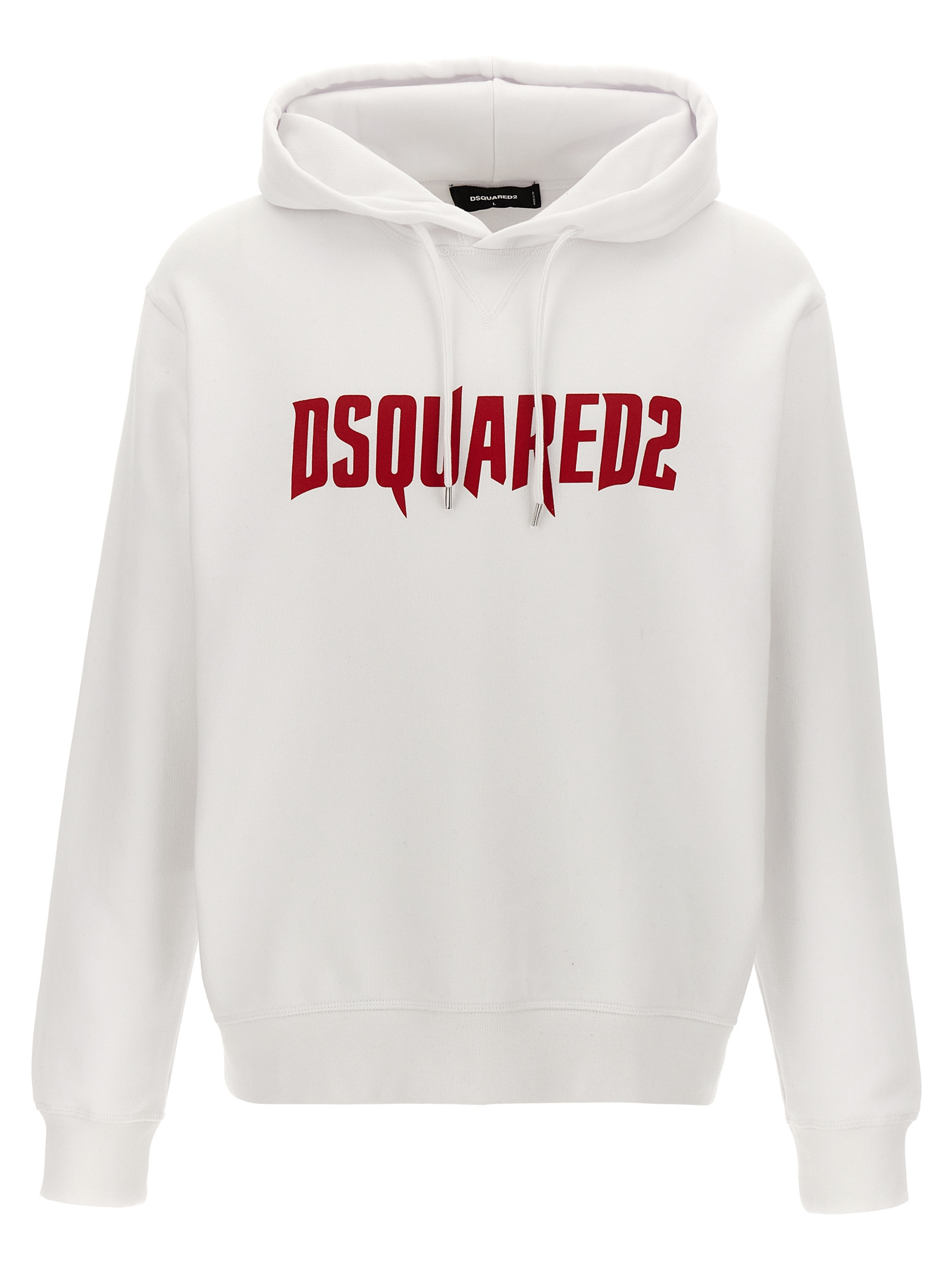 Logo print hoodie