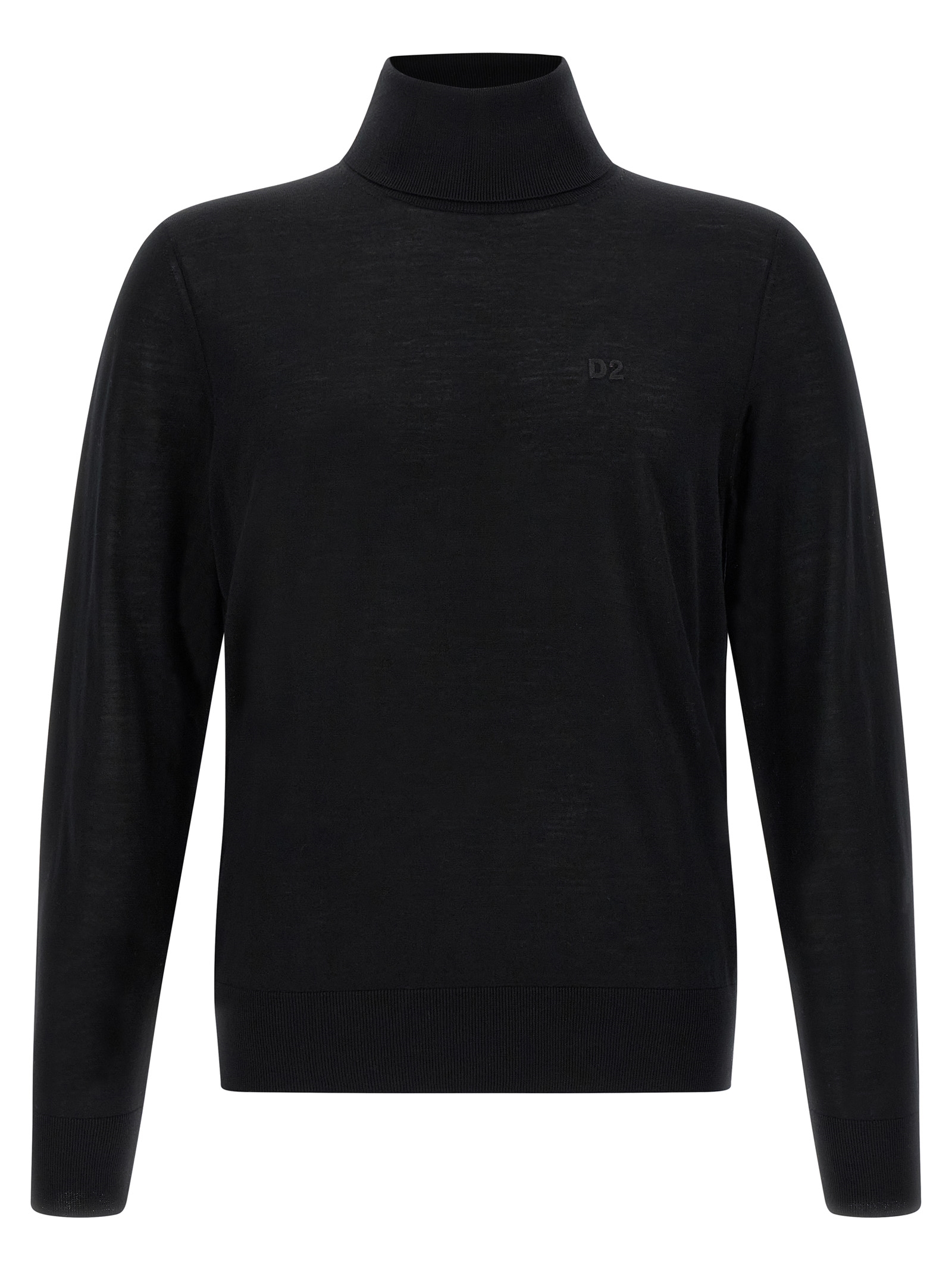 Wool turtleneck sweater