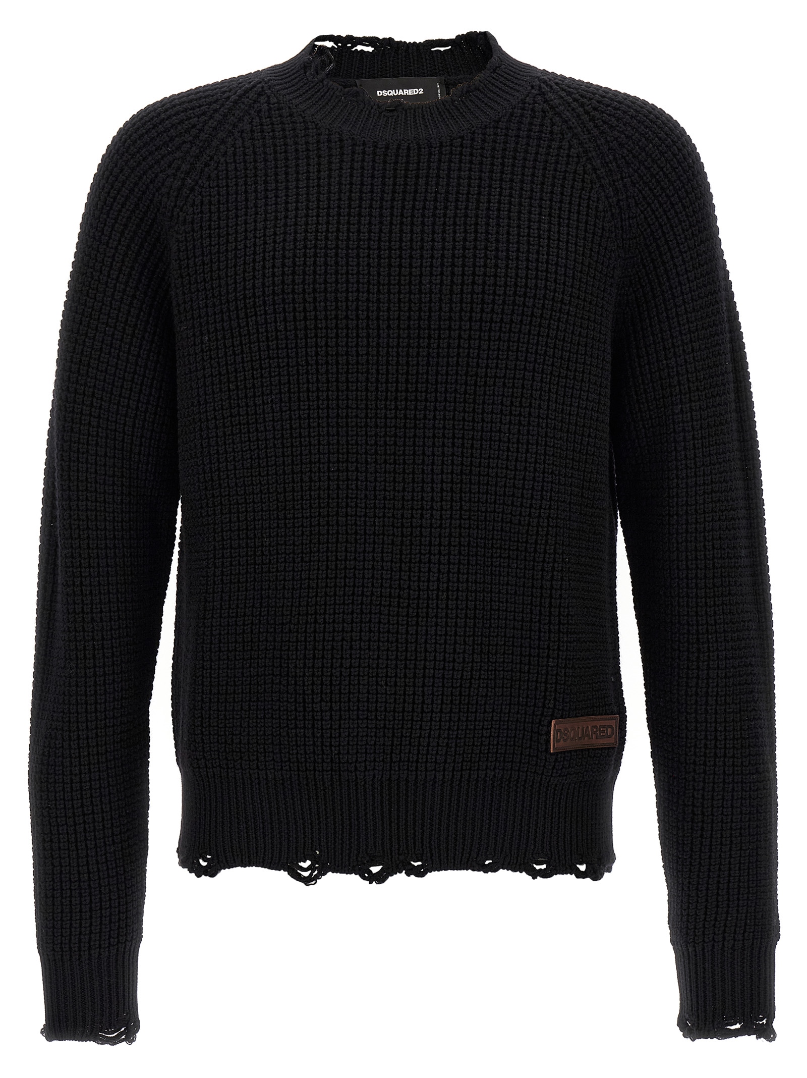 'destroyed' sweater
