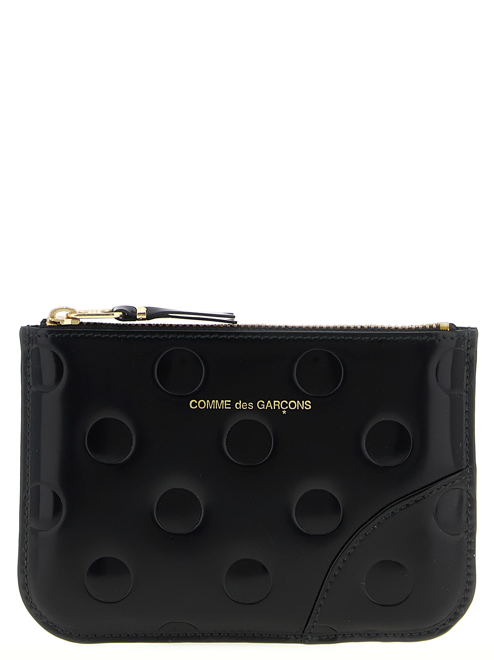 'Polka dots embossed’ purse