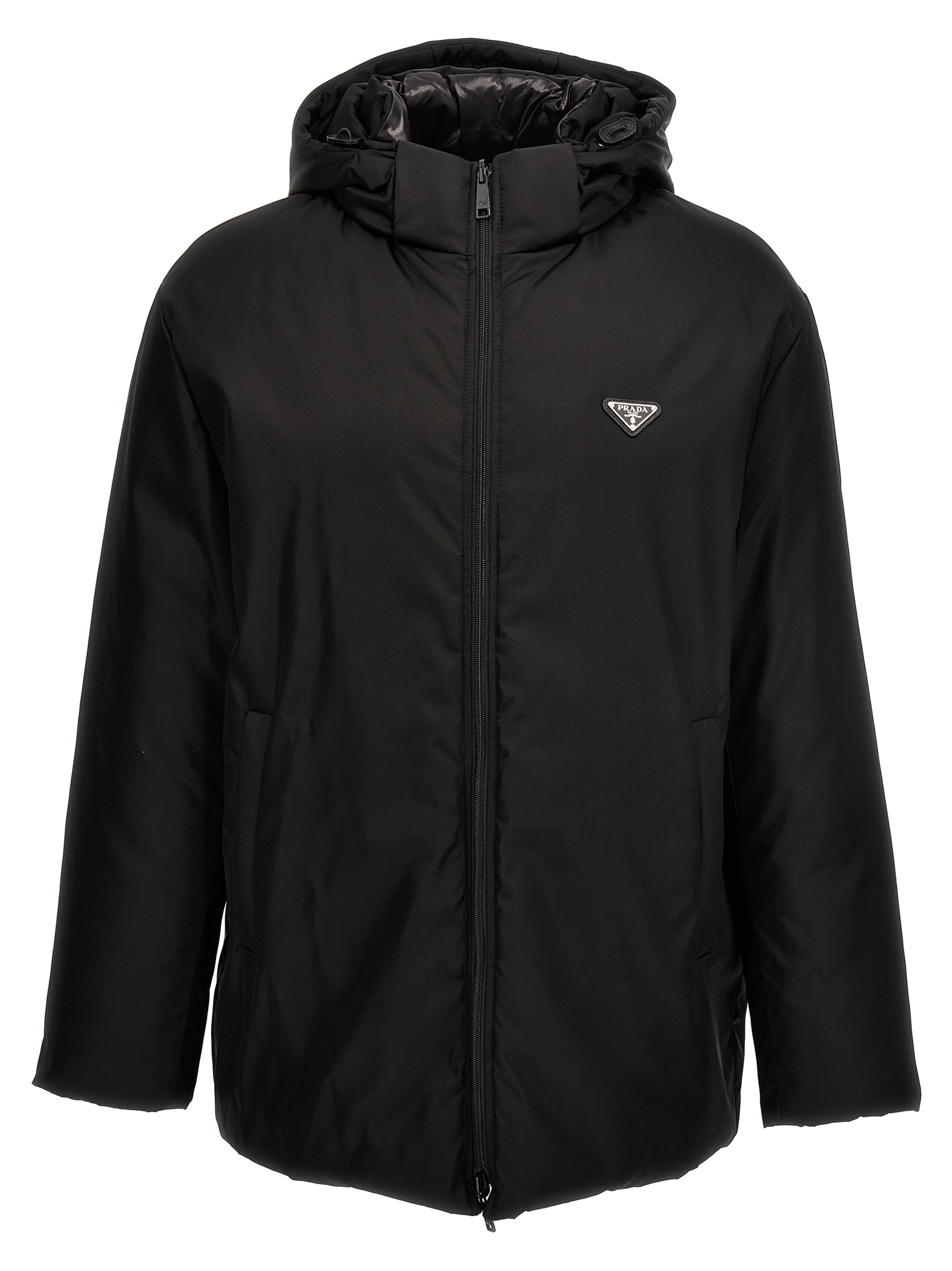 Re-Nylon reversible down jacket