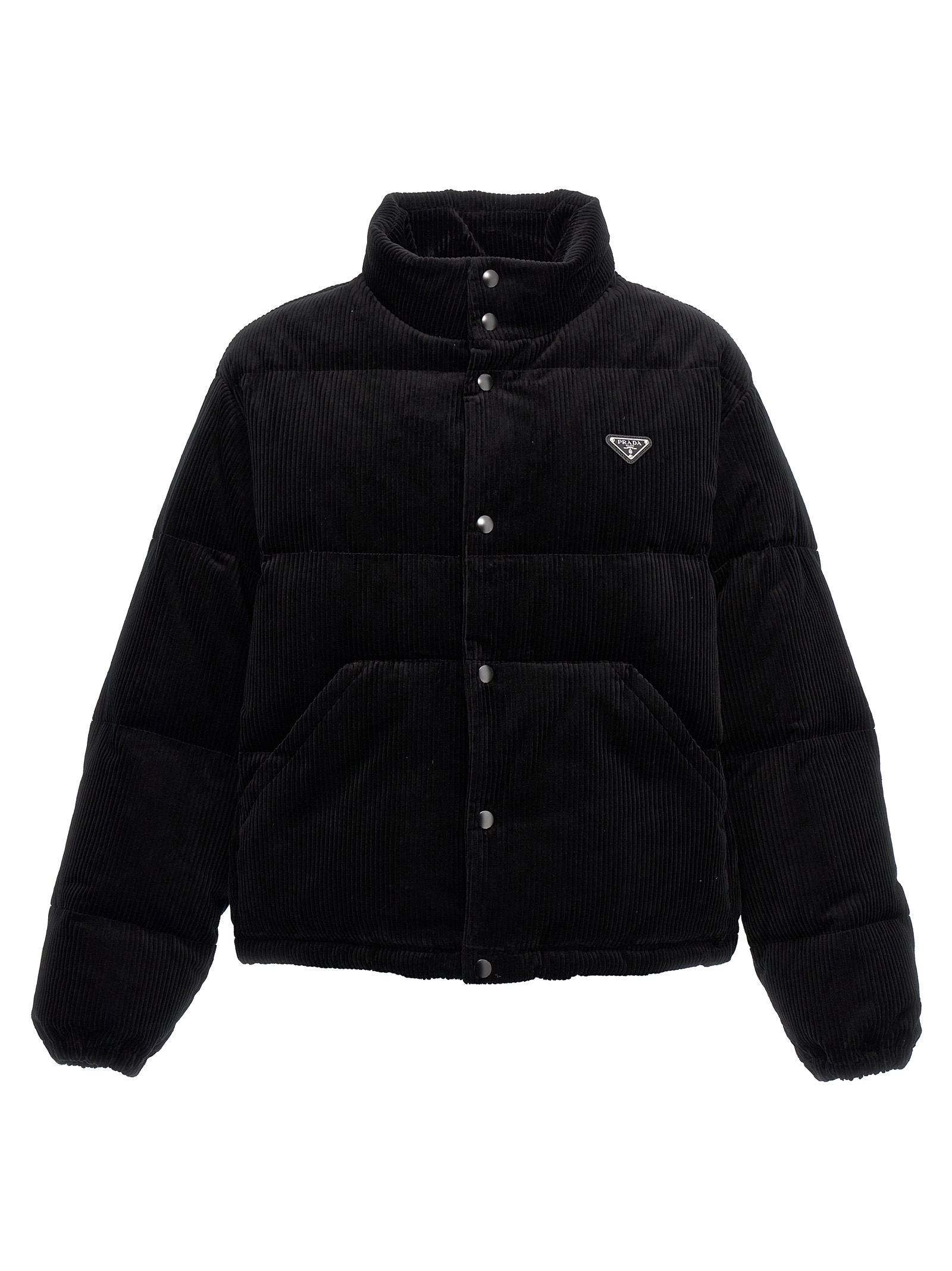 Corduroy down jacket