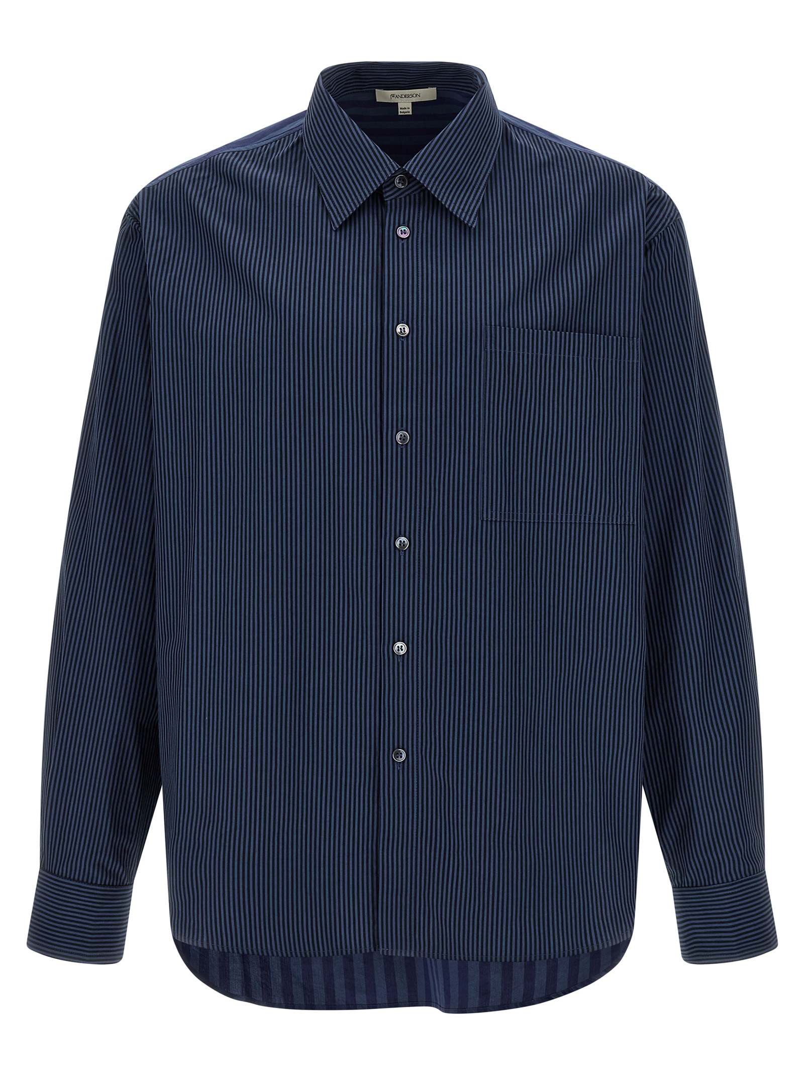 'Patchword Striped' shirt