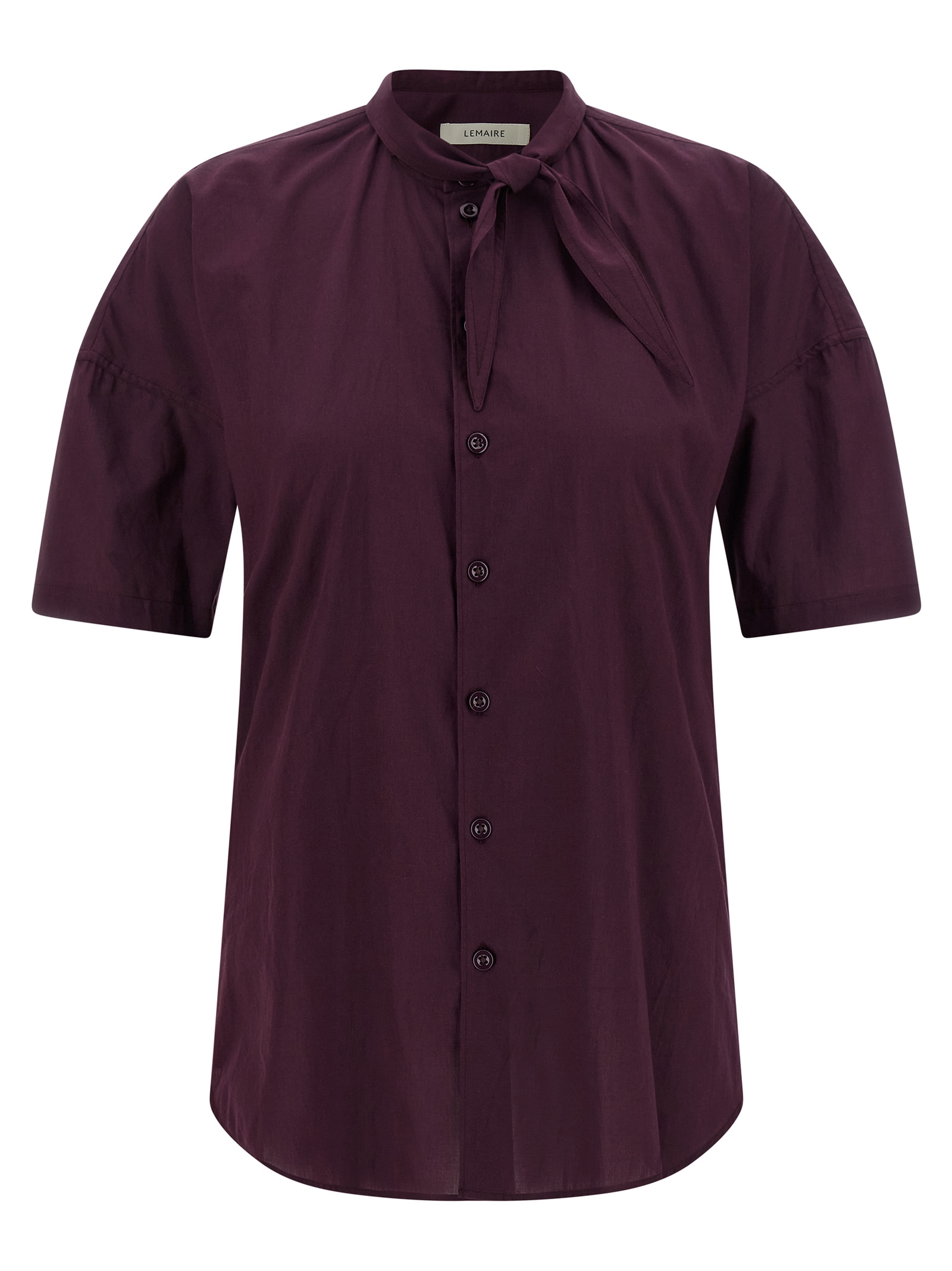 Lavallière collar shirt