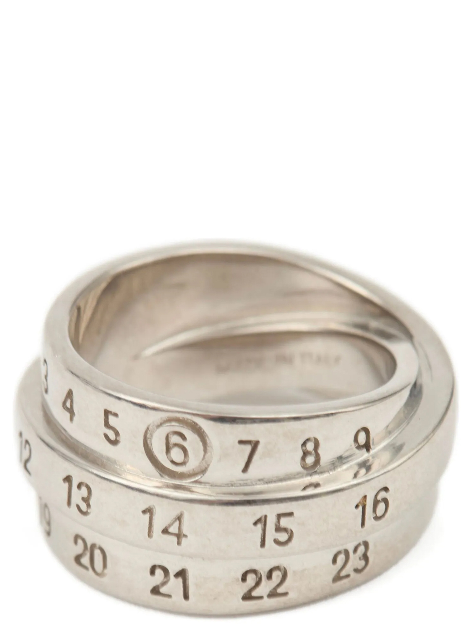 'Triple logo' ring