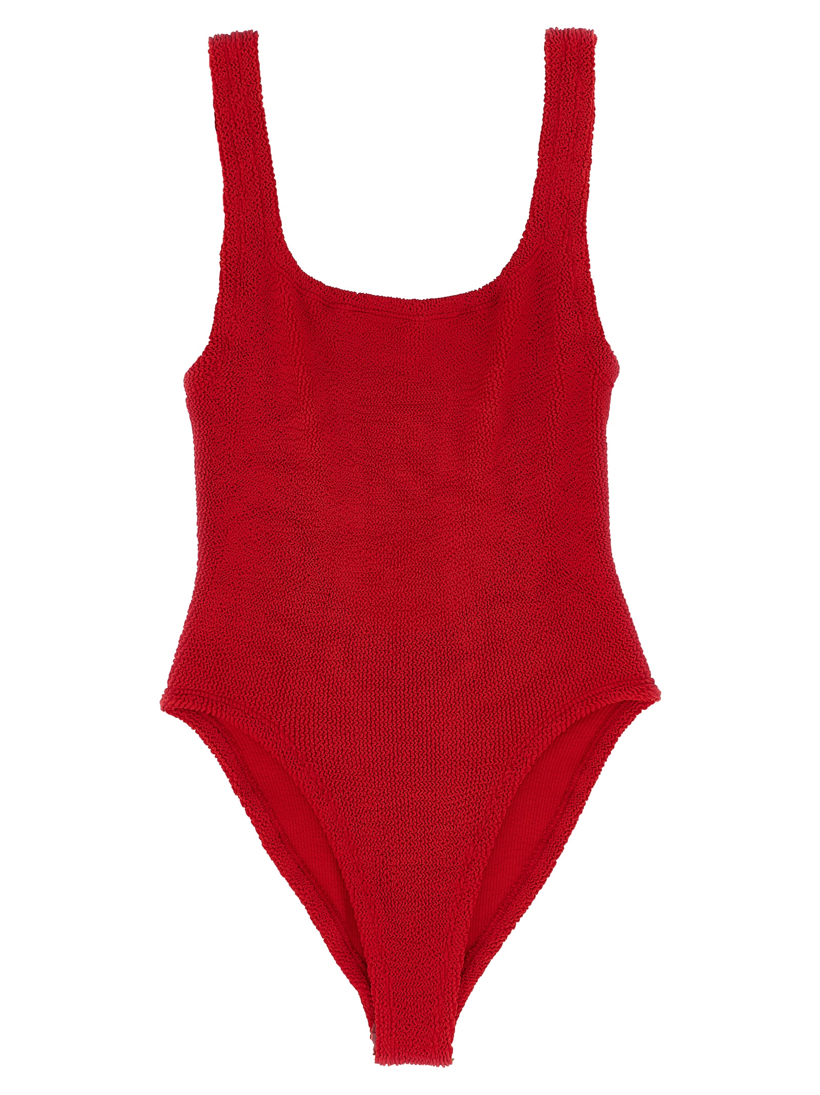 'Square Neck' one-piece swimsuit