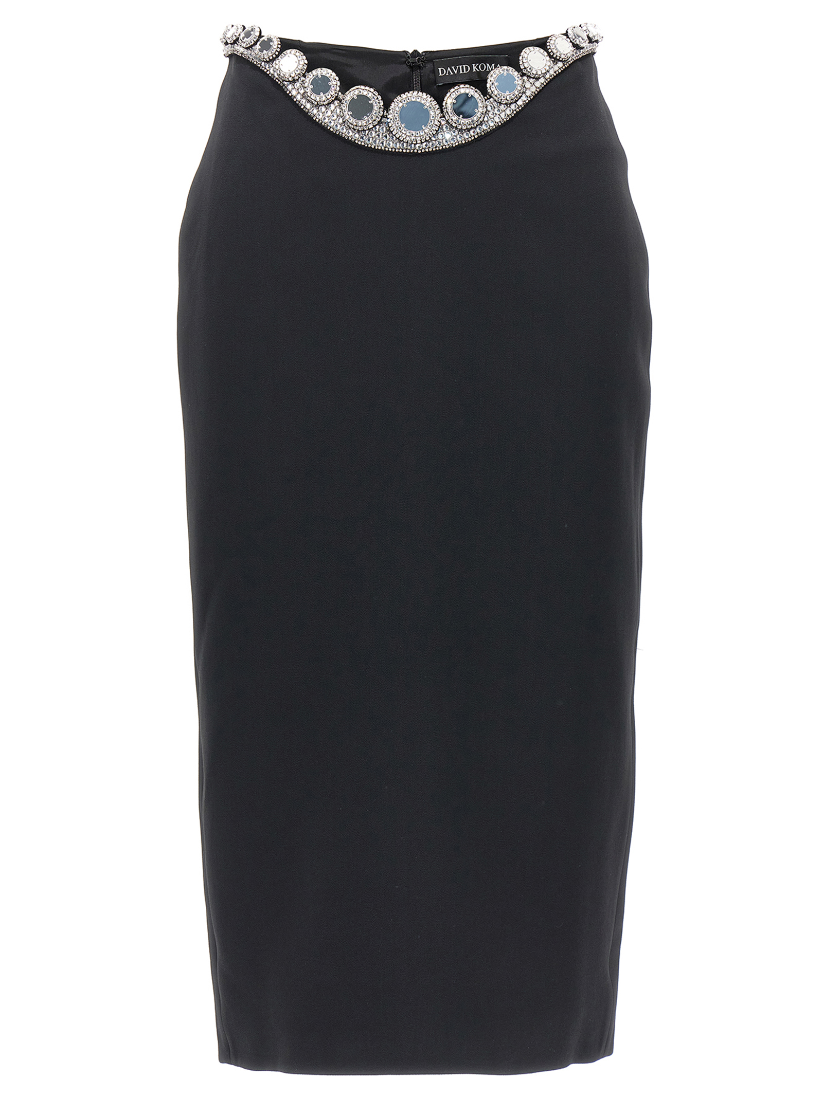 'Puffer Circle Embroidery' skirt