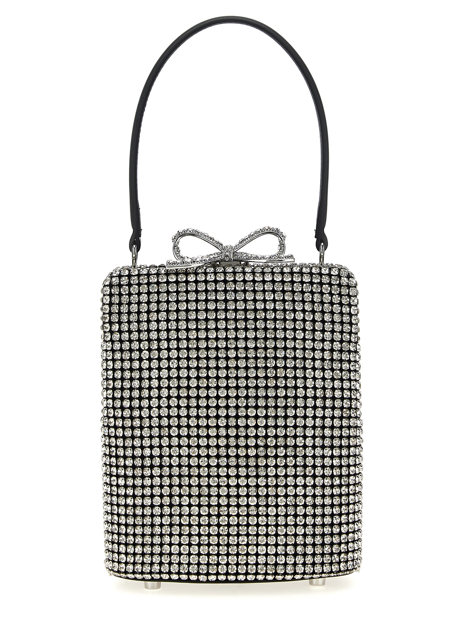 'Silver Crystal Fishnet' handbag