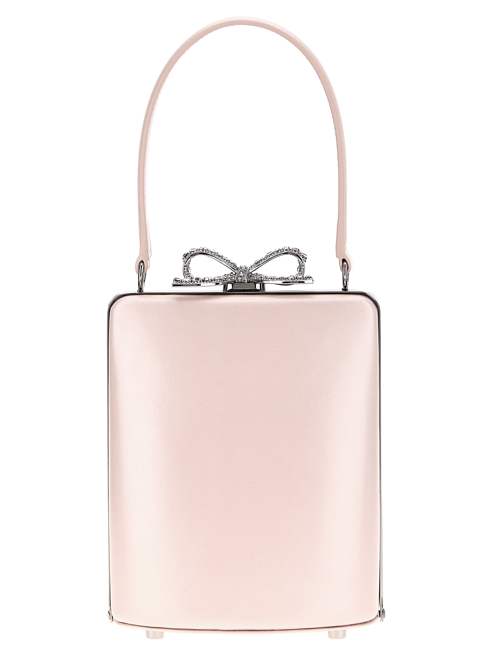 'Pink Leather Mini Bow' handbag