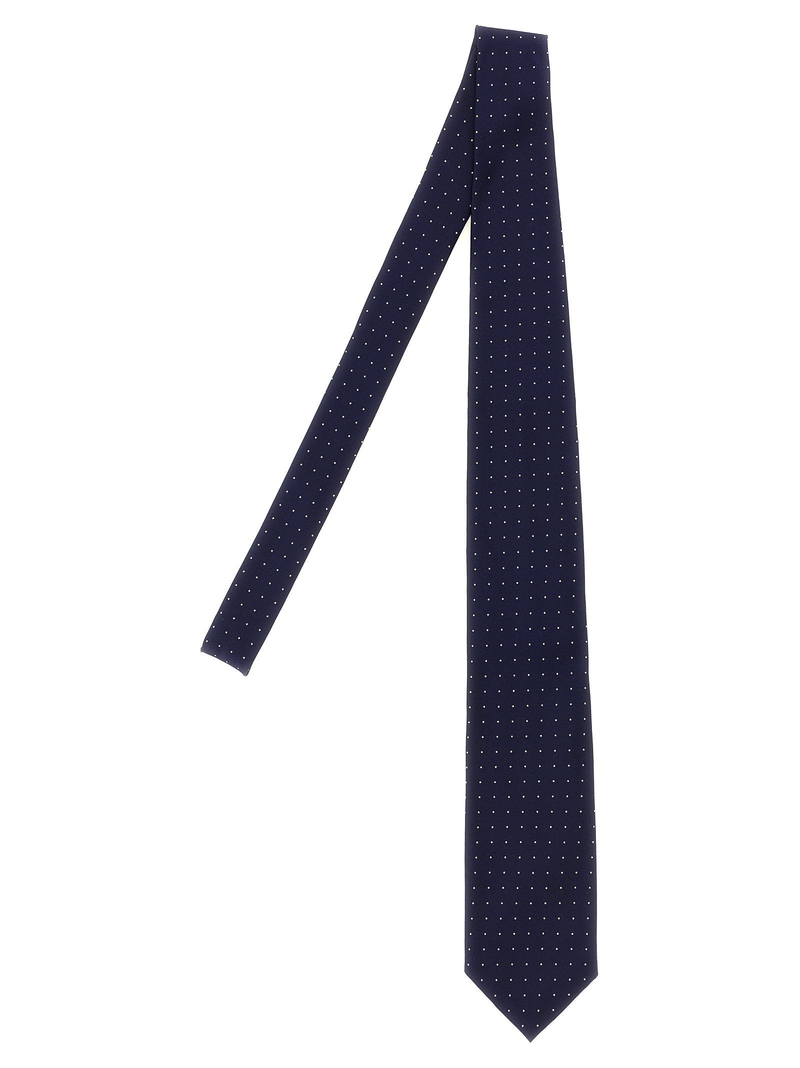 Tom Ford Men's Blue Micro Polka Dot Tie Silk Mulberry Ties, Papillon