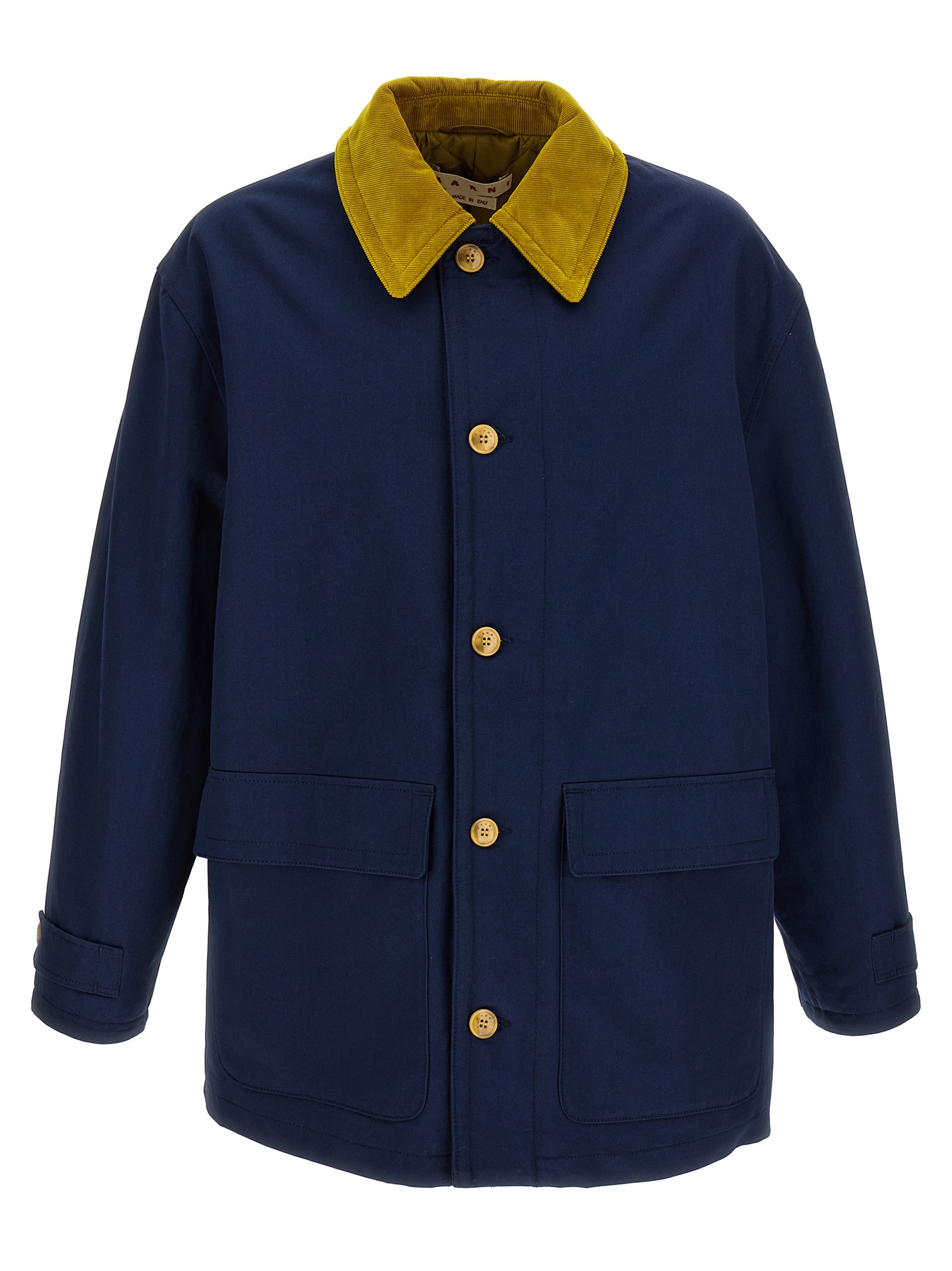 Cotton gabardine parka