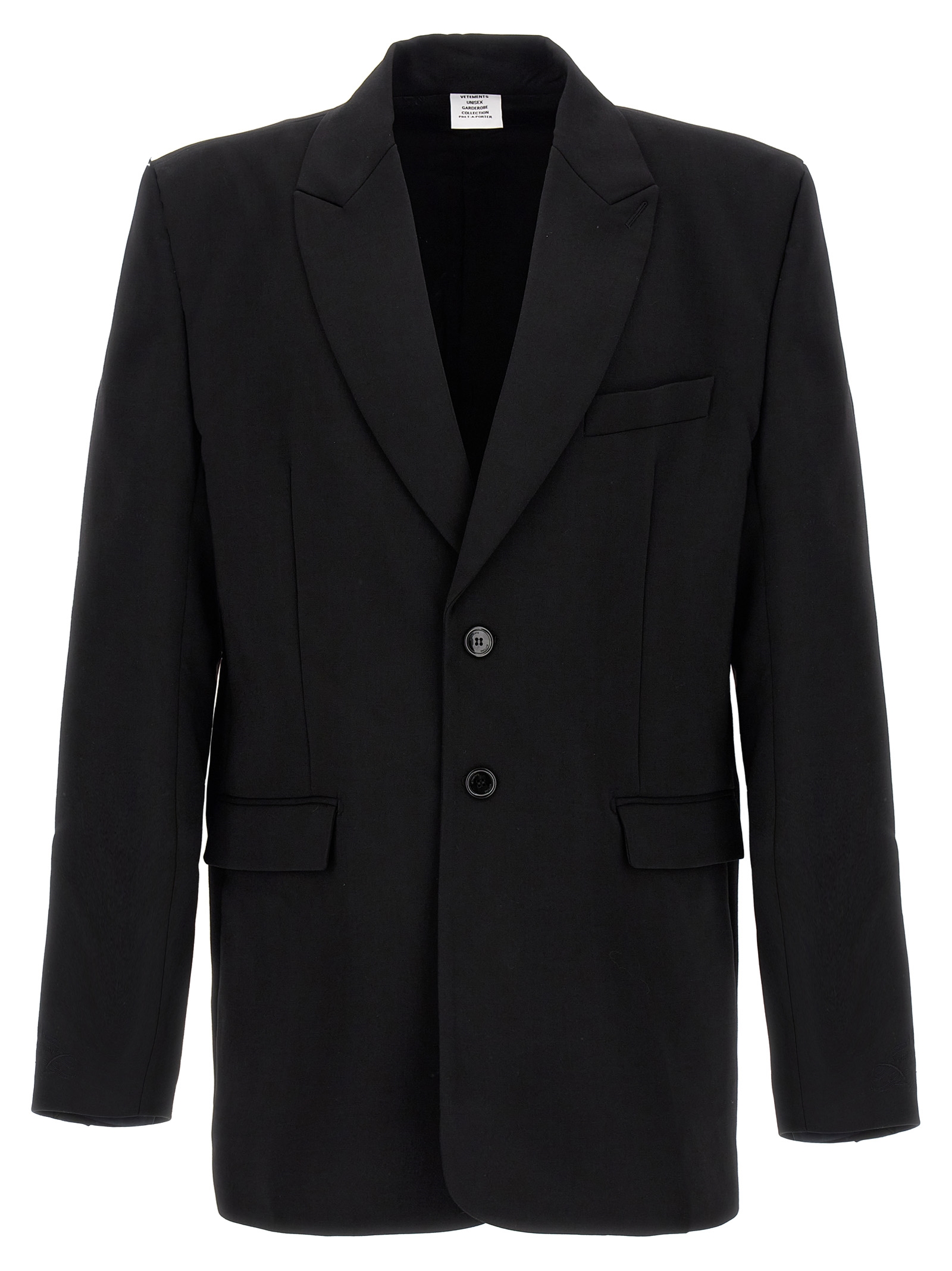 'Logo Embroidered' blazer
