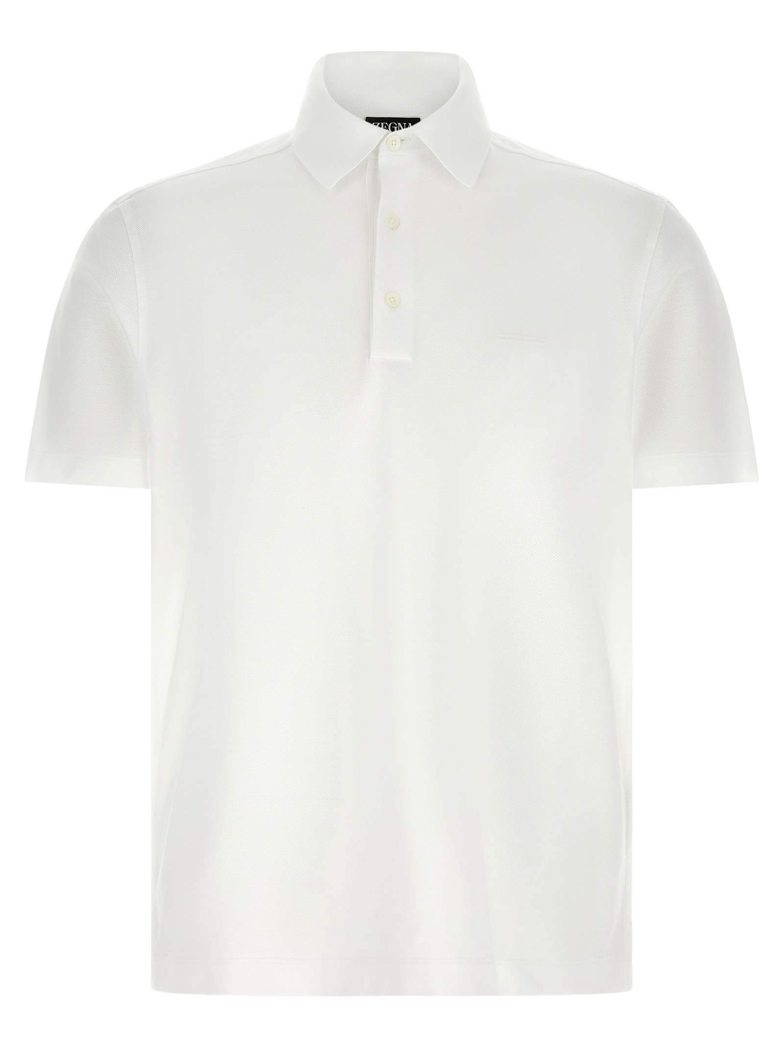 Piqué cotton polo shirt