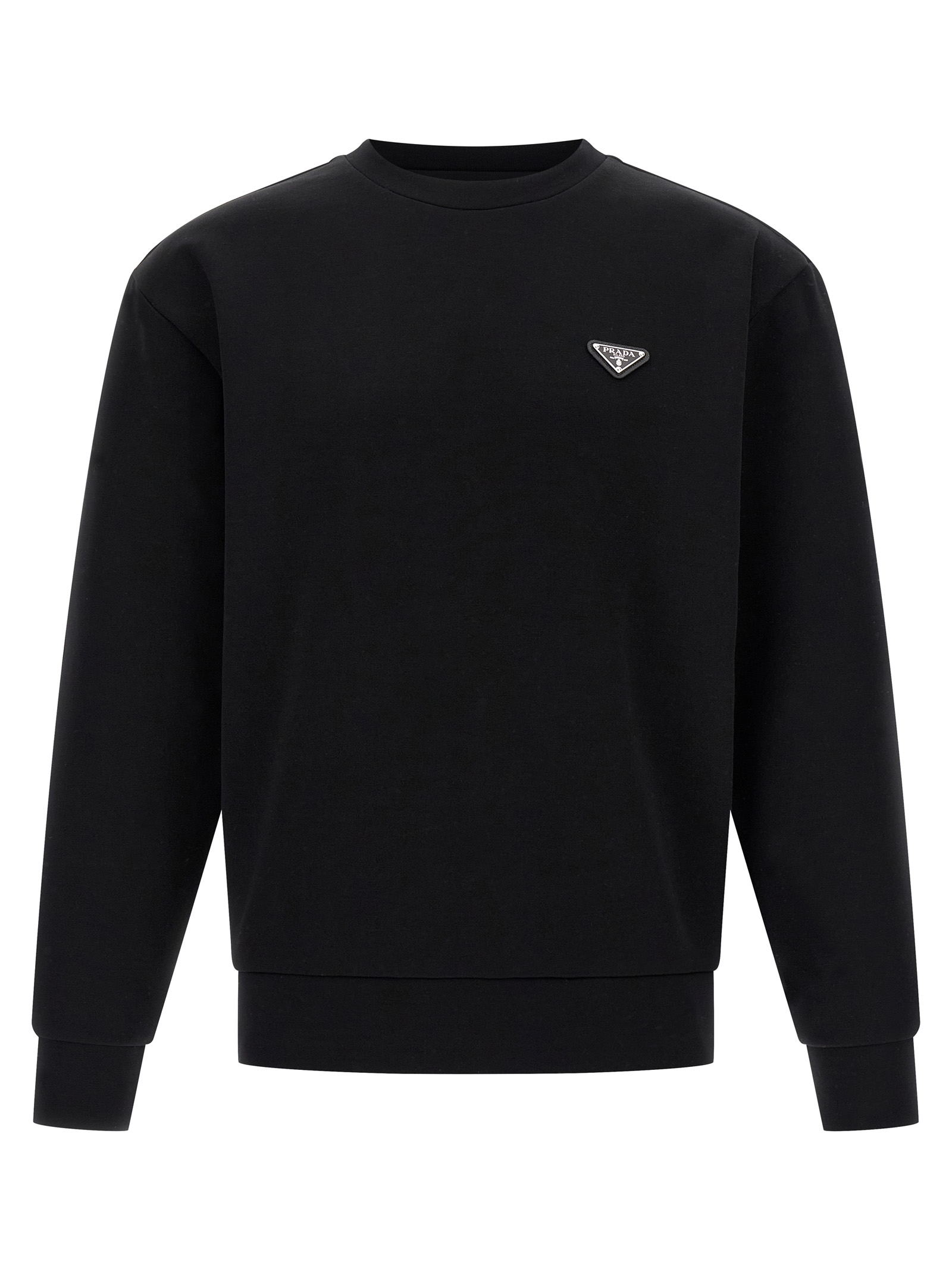Saffiano logo sweatshirt