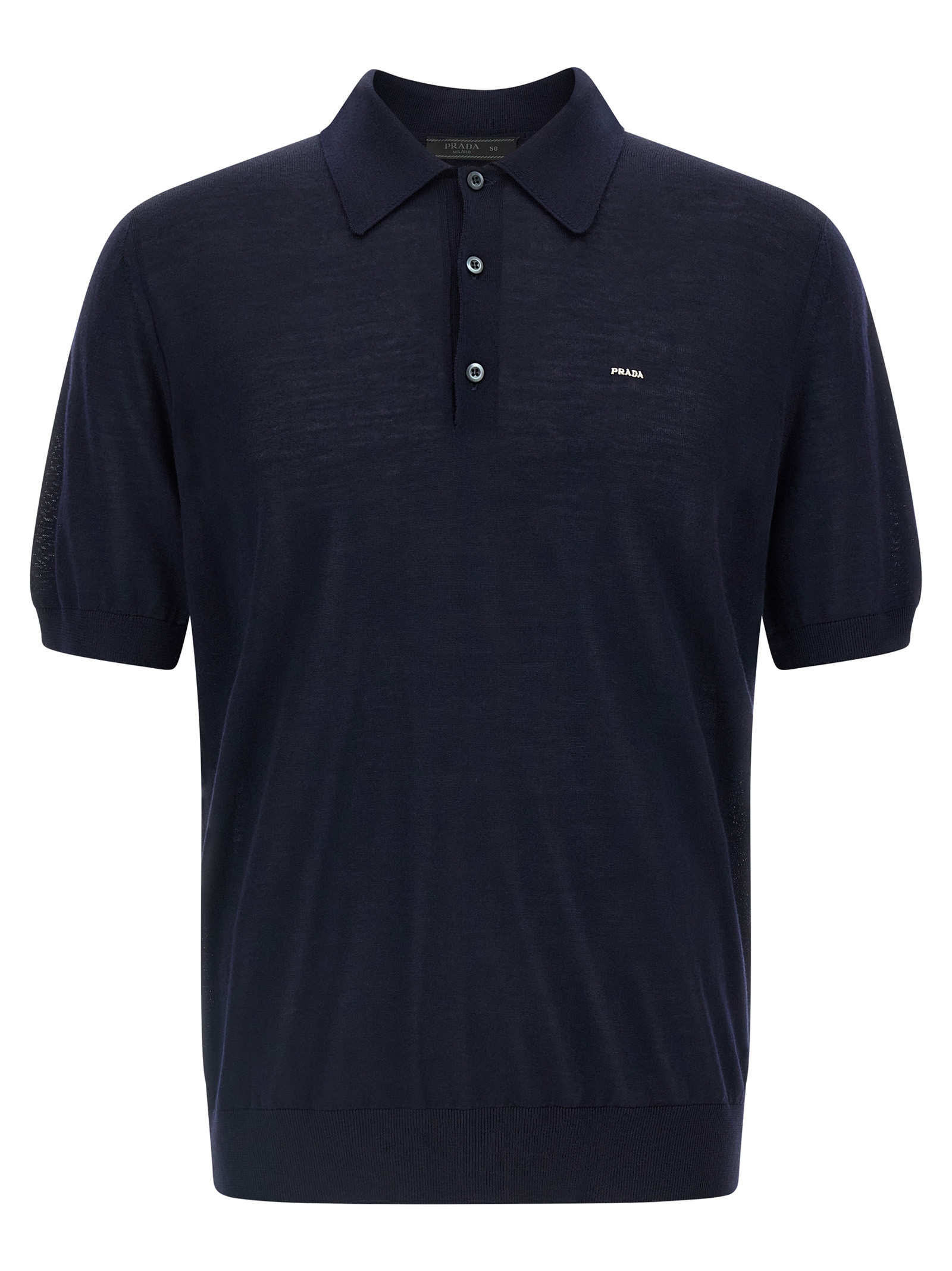 Wool polo shirt