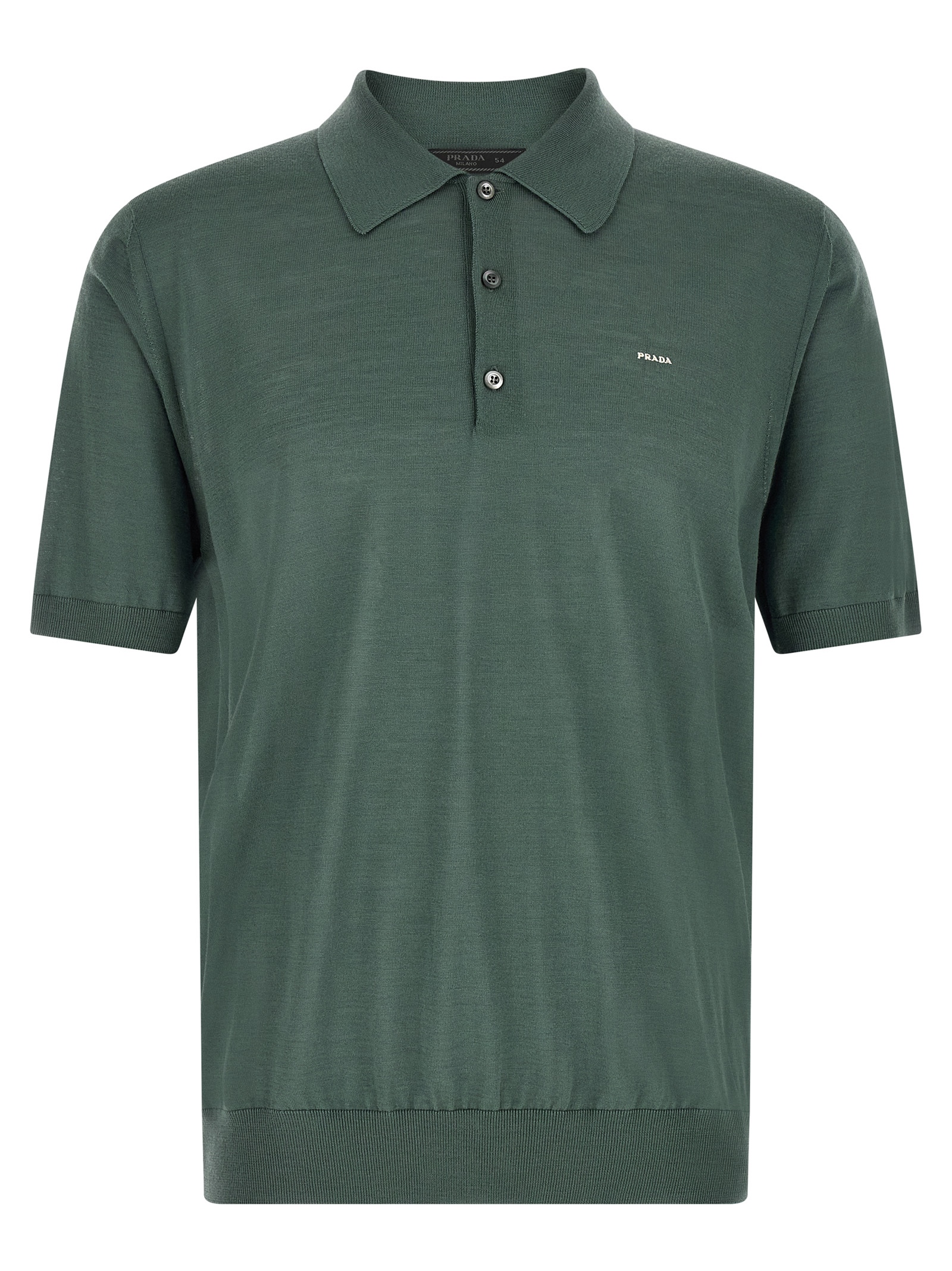 Superfine wool polo shirt