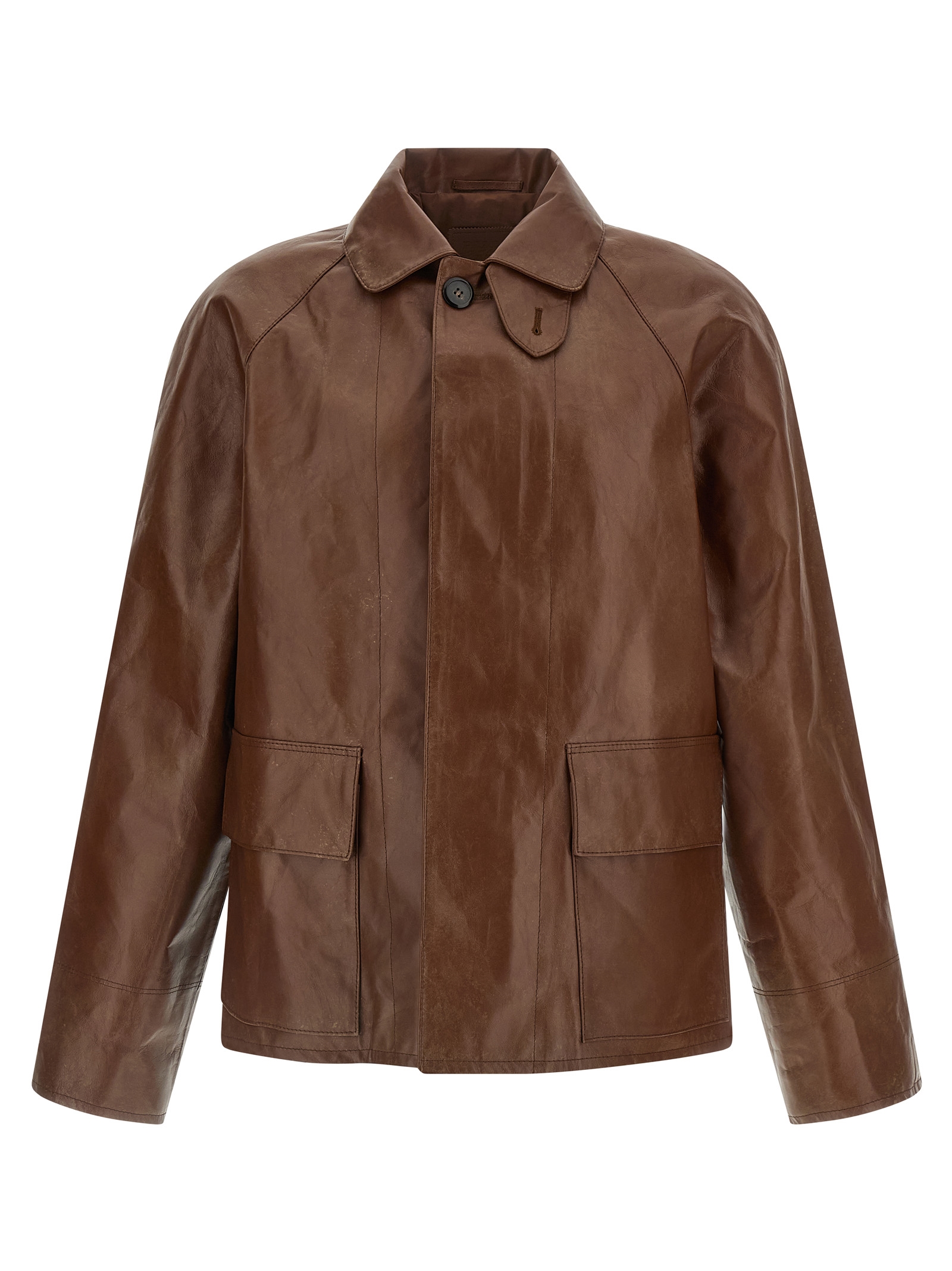Vintage leather blouson