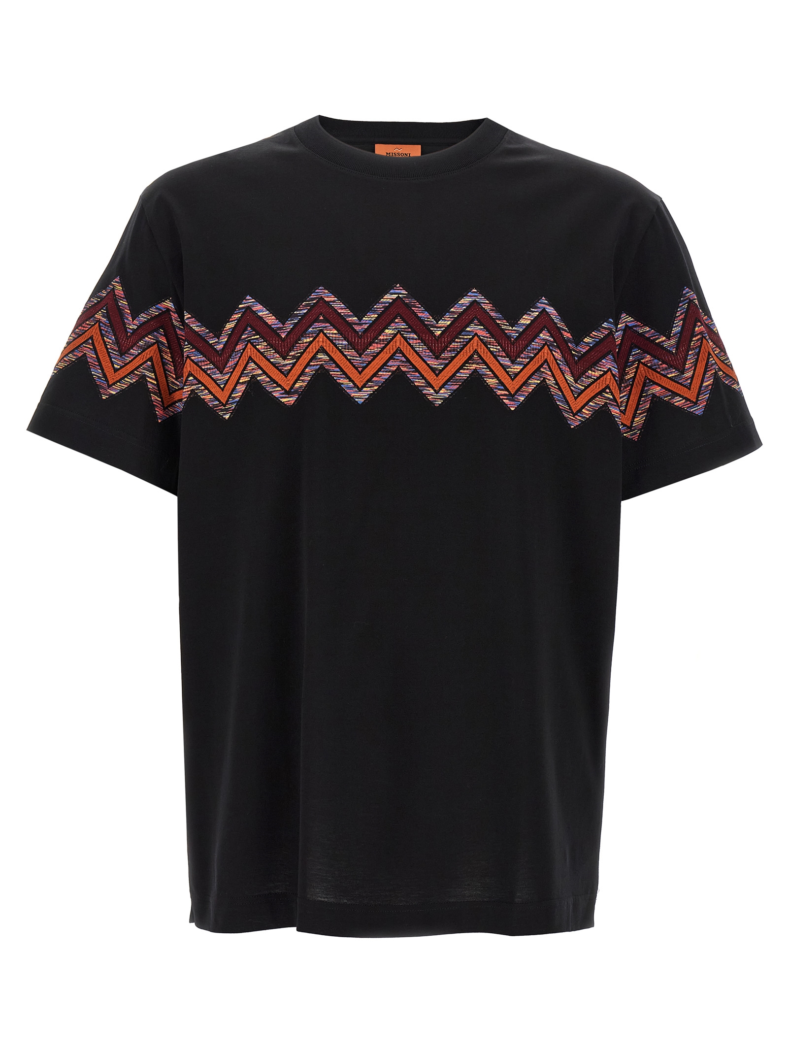 'Zig Zag' jacquard t-shirt