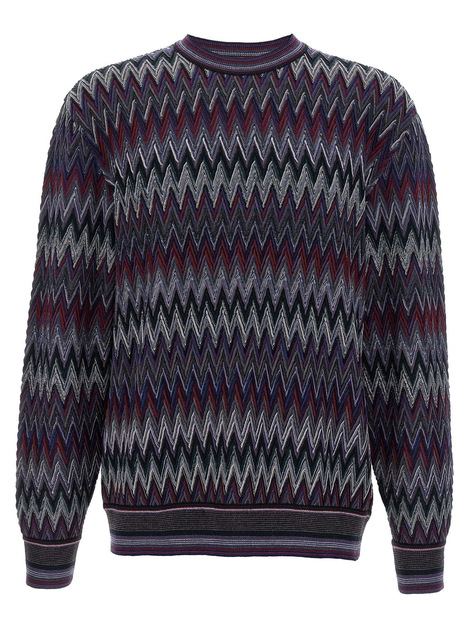 Zigzag pattern sweater