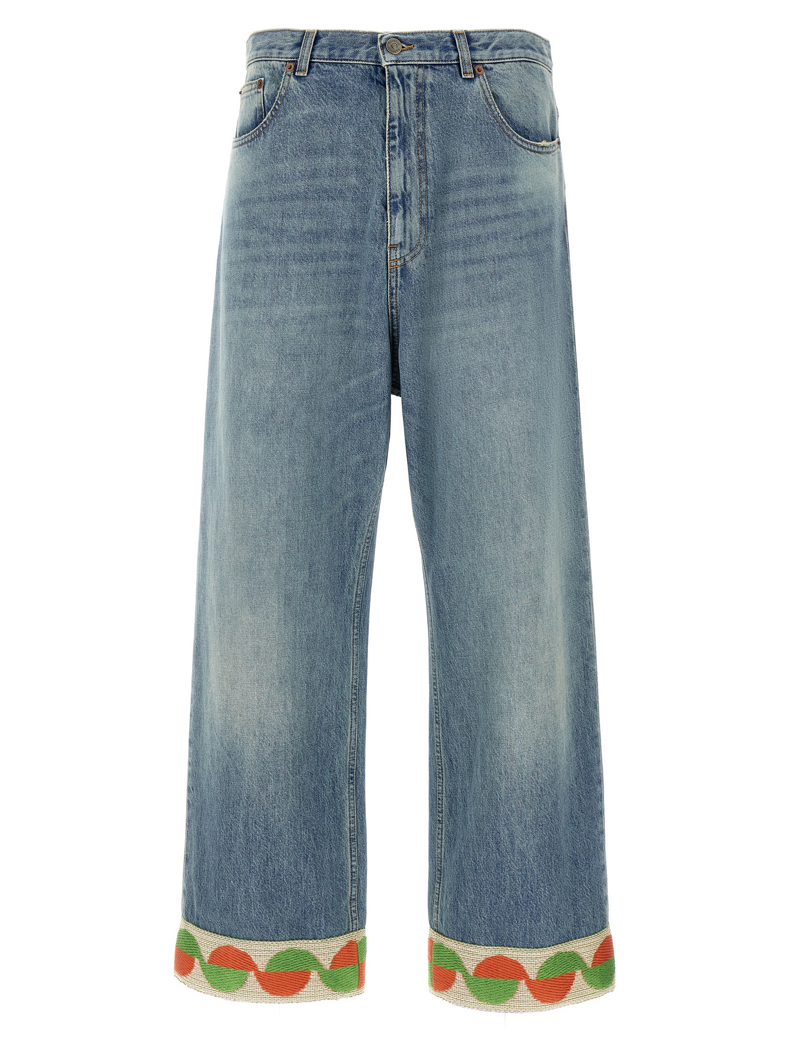Valentino Garavani jacquard jeans