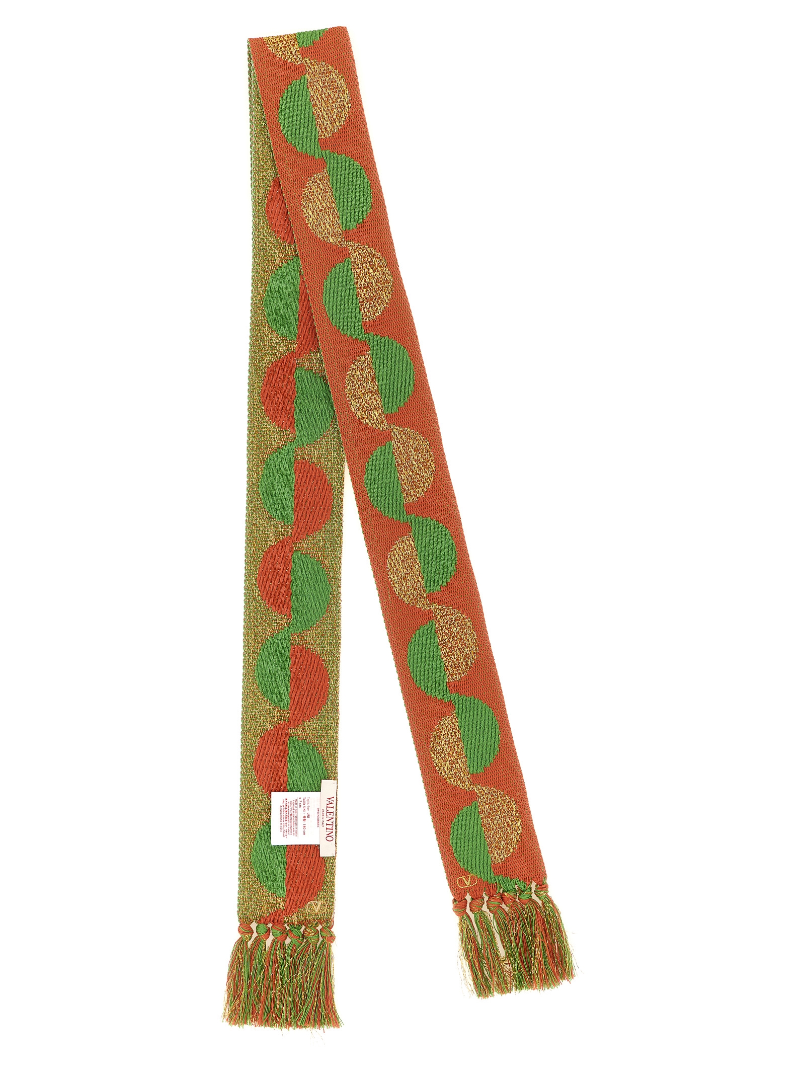 Valentino Garavani Women's Orange Antibes Scarf Scarves, Foulards