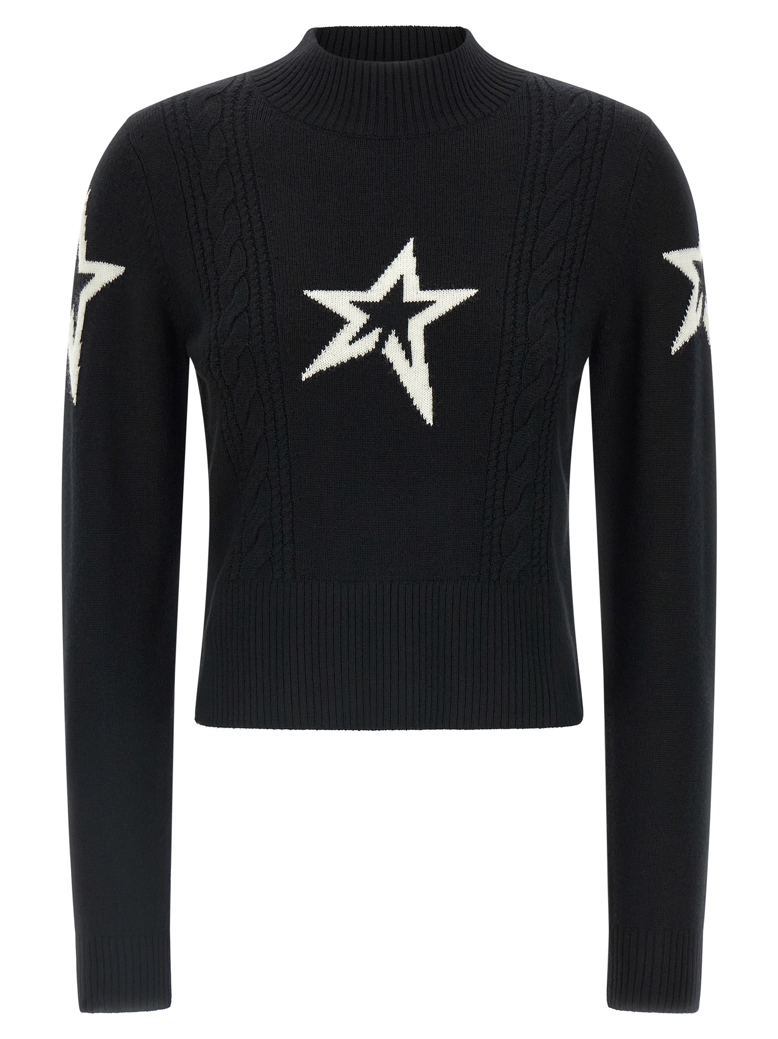 'Cable Underwear’ turtleneck sweater