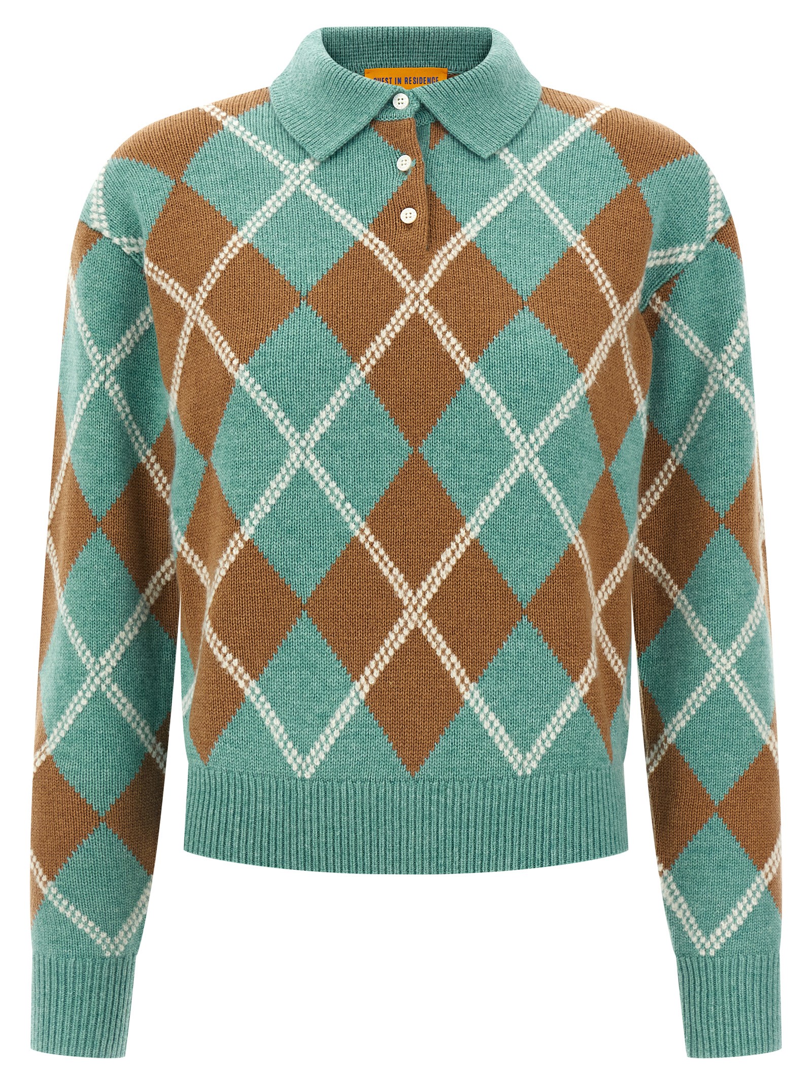 'Collegiate Argyle' polo shirt