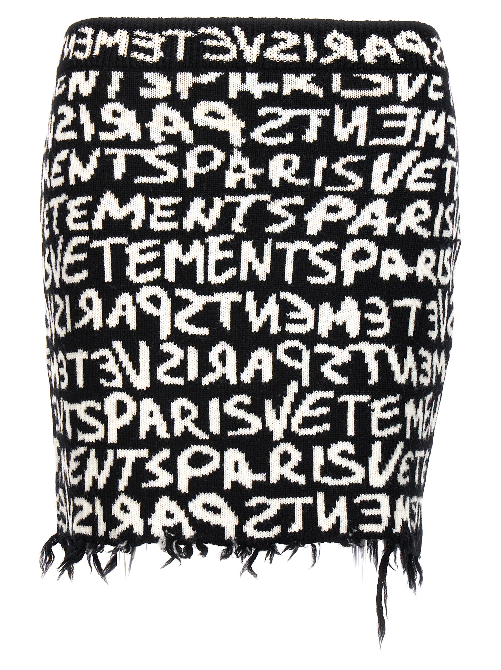 'Graffiti Monogram' skirt