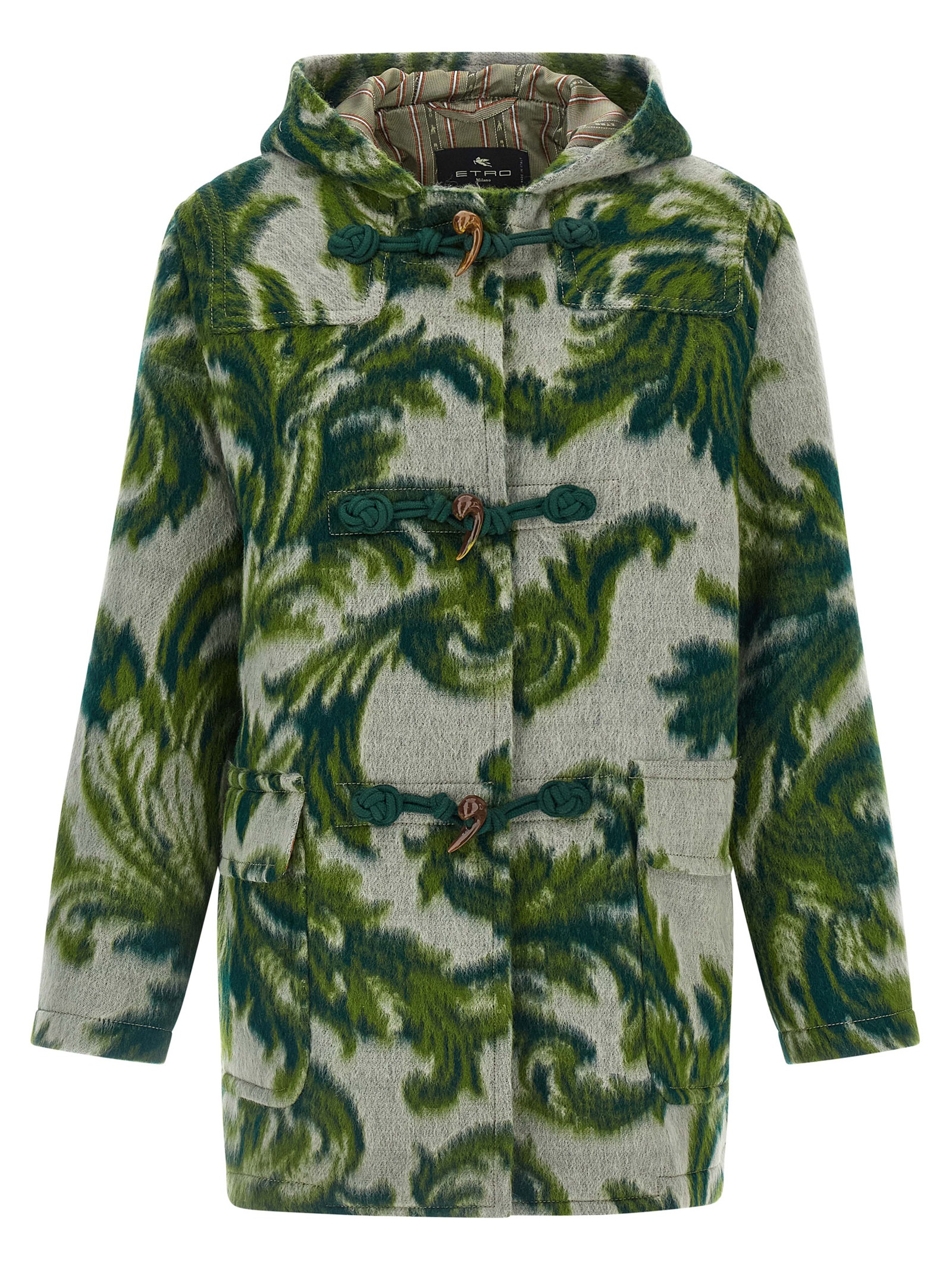 Carded wool jacket