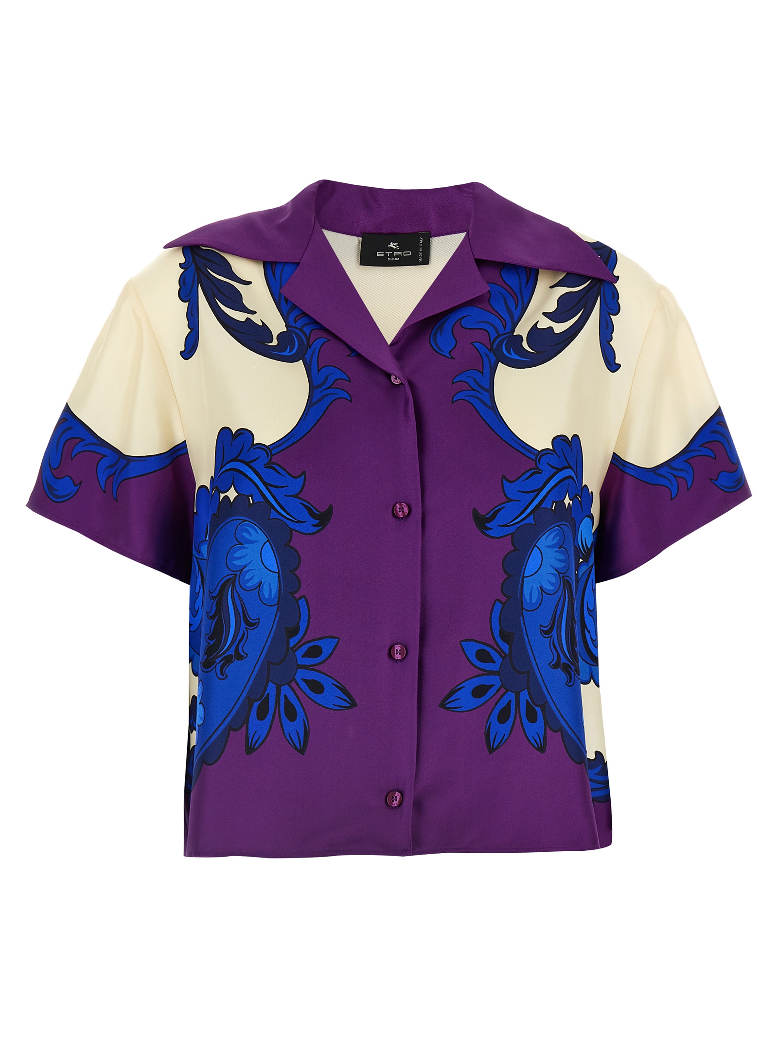 Paisley maxi shirt
