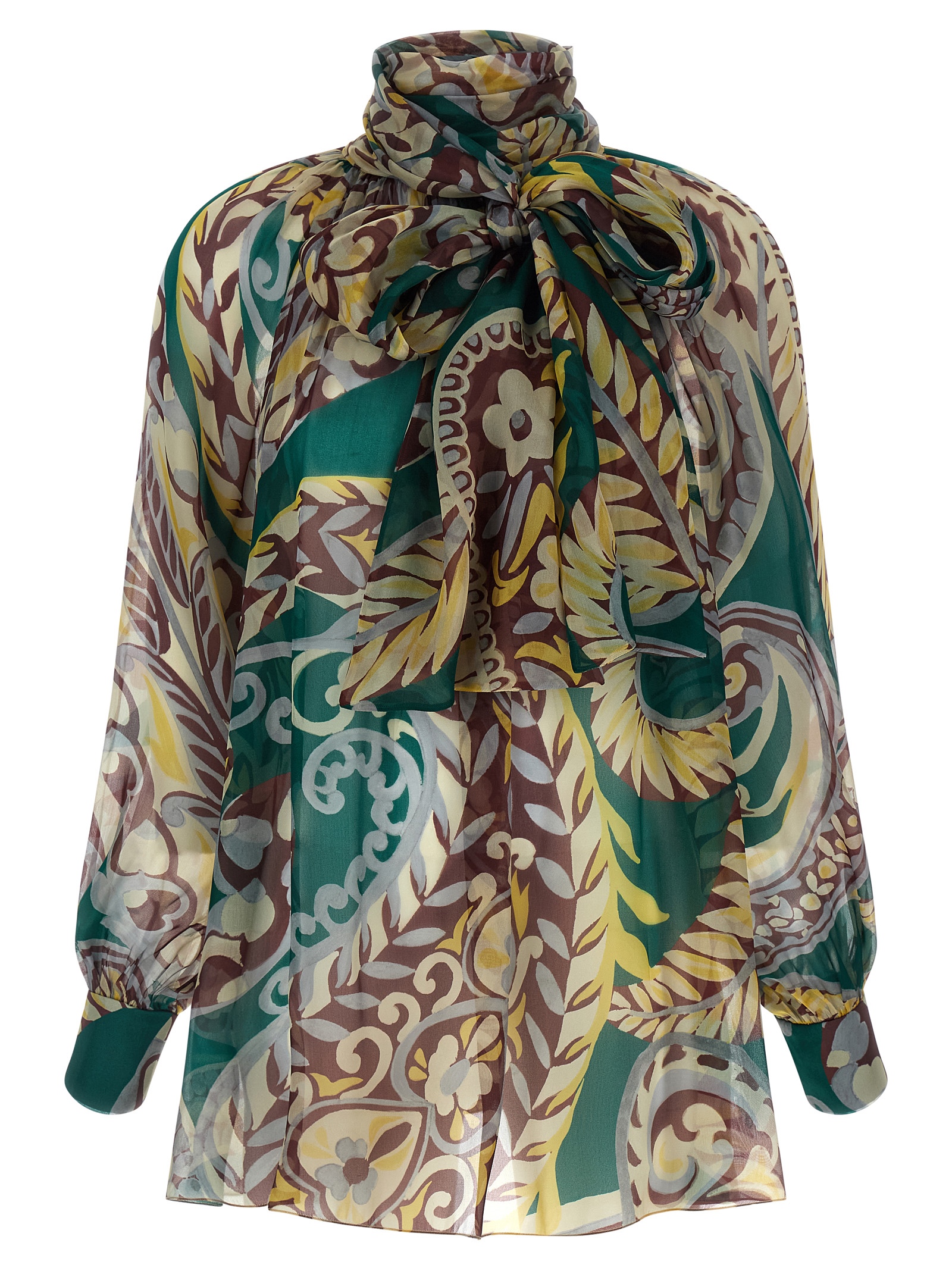Paisley print blouse